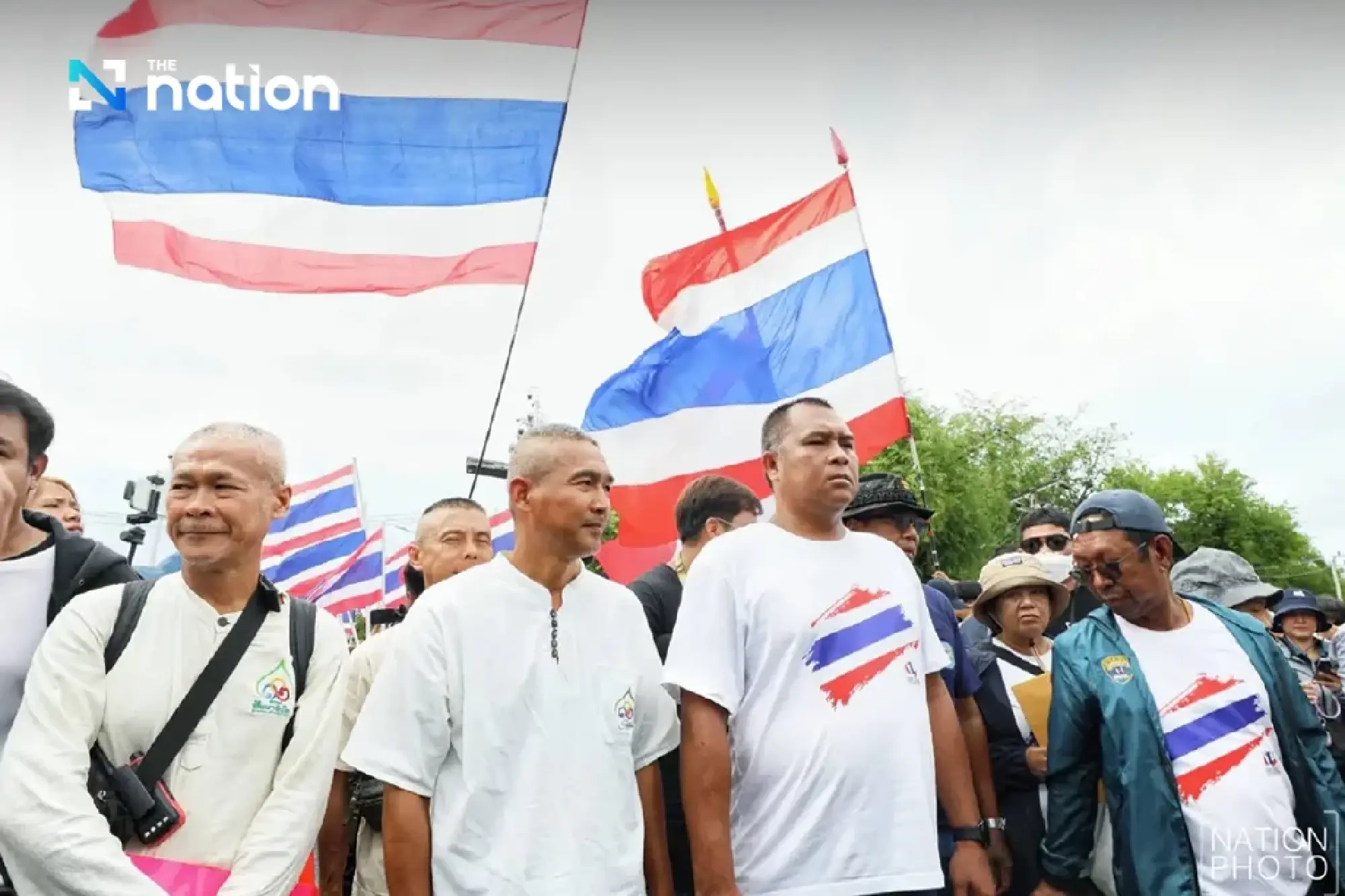 Protesters surround Government House, demand Paetongtarn resign over Hun Sen audio clip