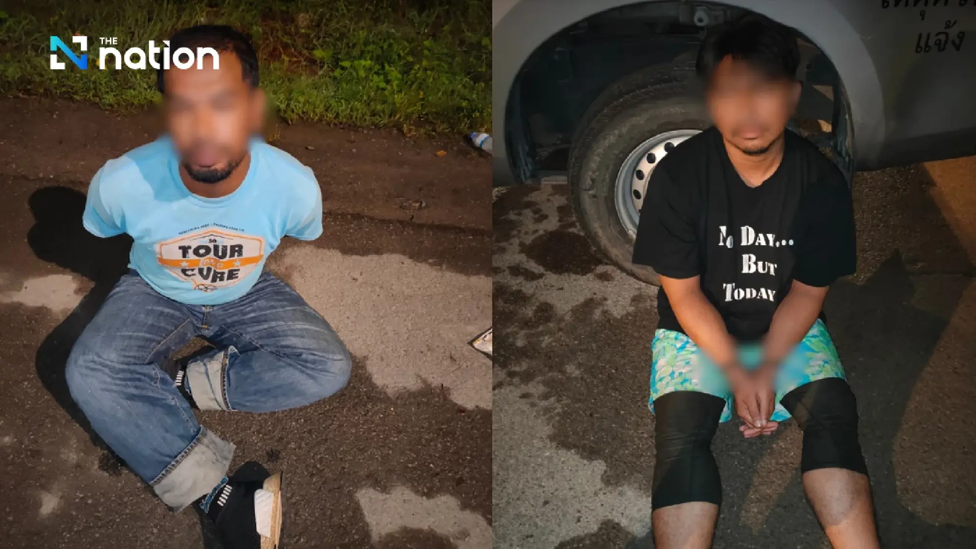 Two Pattani men arrested with suspected homemade bomb in Phang Nga