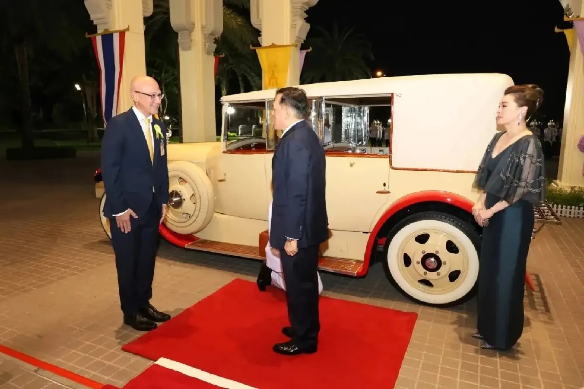 Their Majesties King and Queen attend Royal Marines Band Service performance