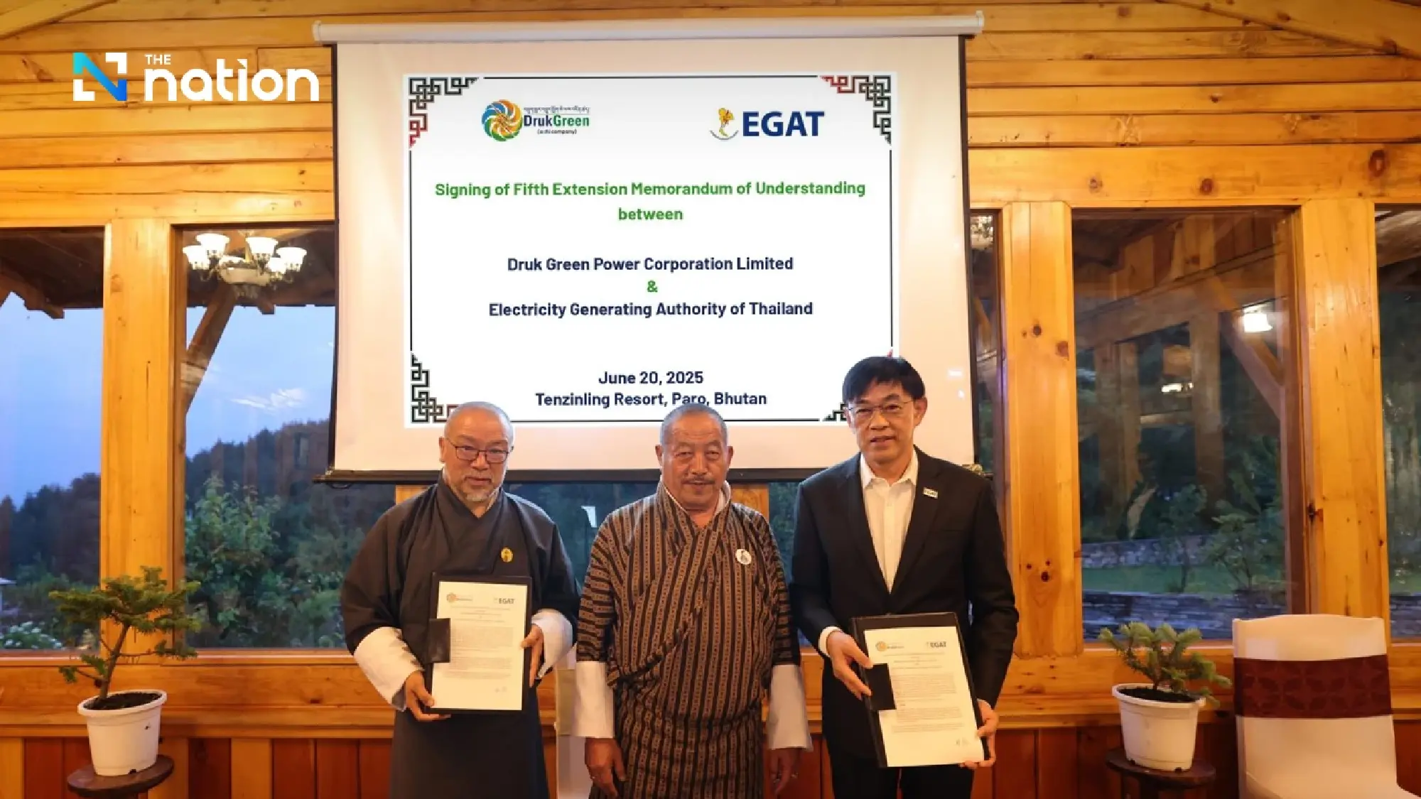 EGAT and Bhutan expand cooperation on clean energy, moving toward regional security and sustainability