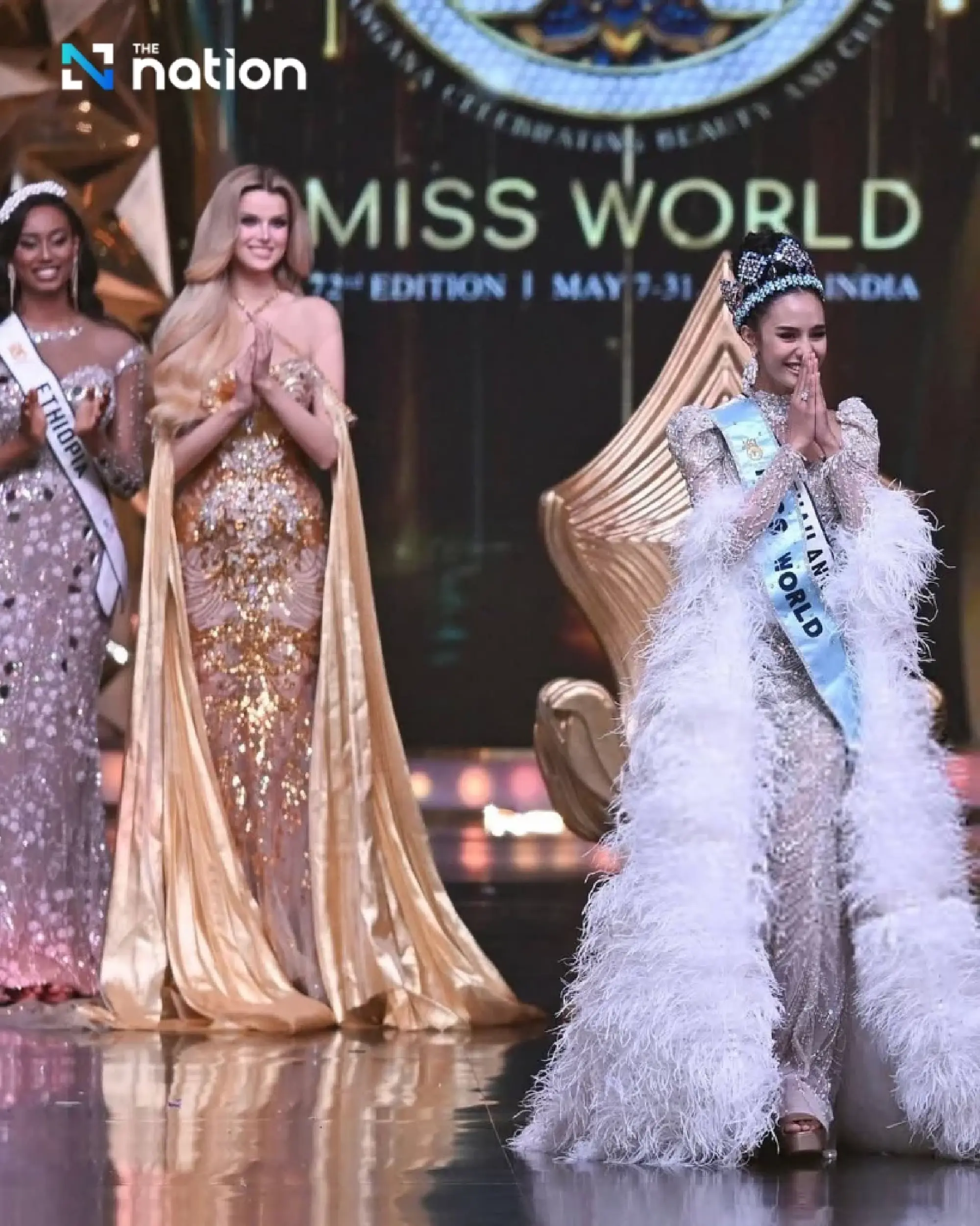 Thai beauty queen Suchata “Opal” Chuangsri crowned Miss World 2025