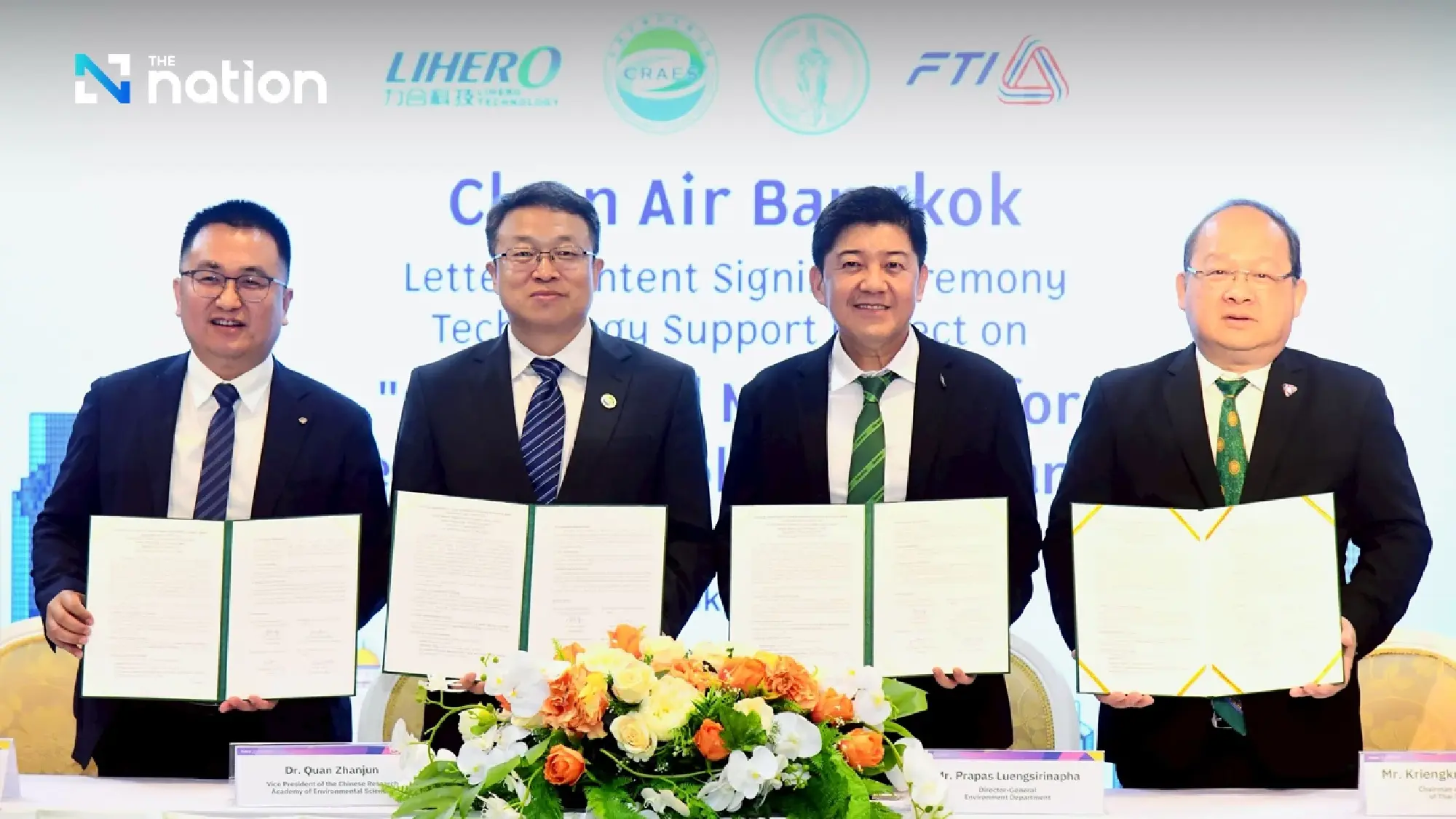Bangkok Unveils \'Dust DNA\' Initiative with China and Industry to Tackle PM2.5