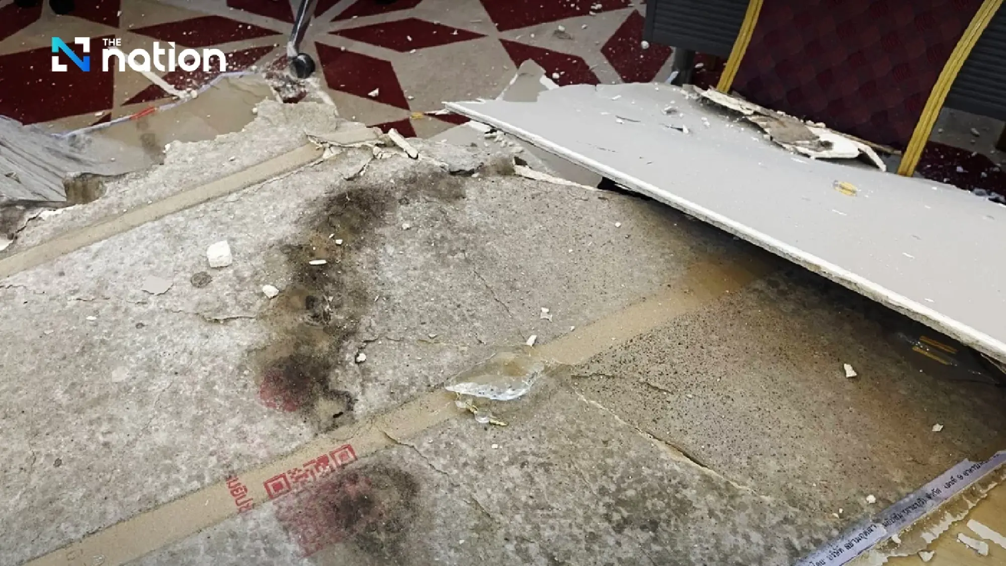 Immigration Bureau insists building safe after ceiling collapse