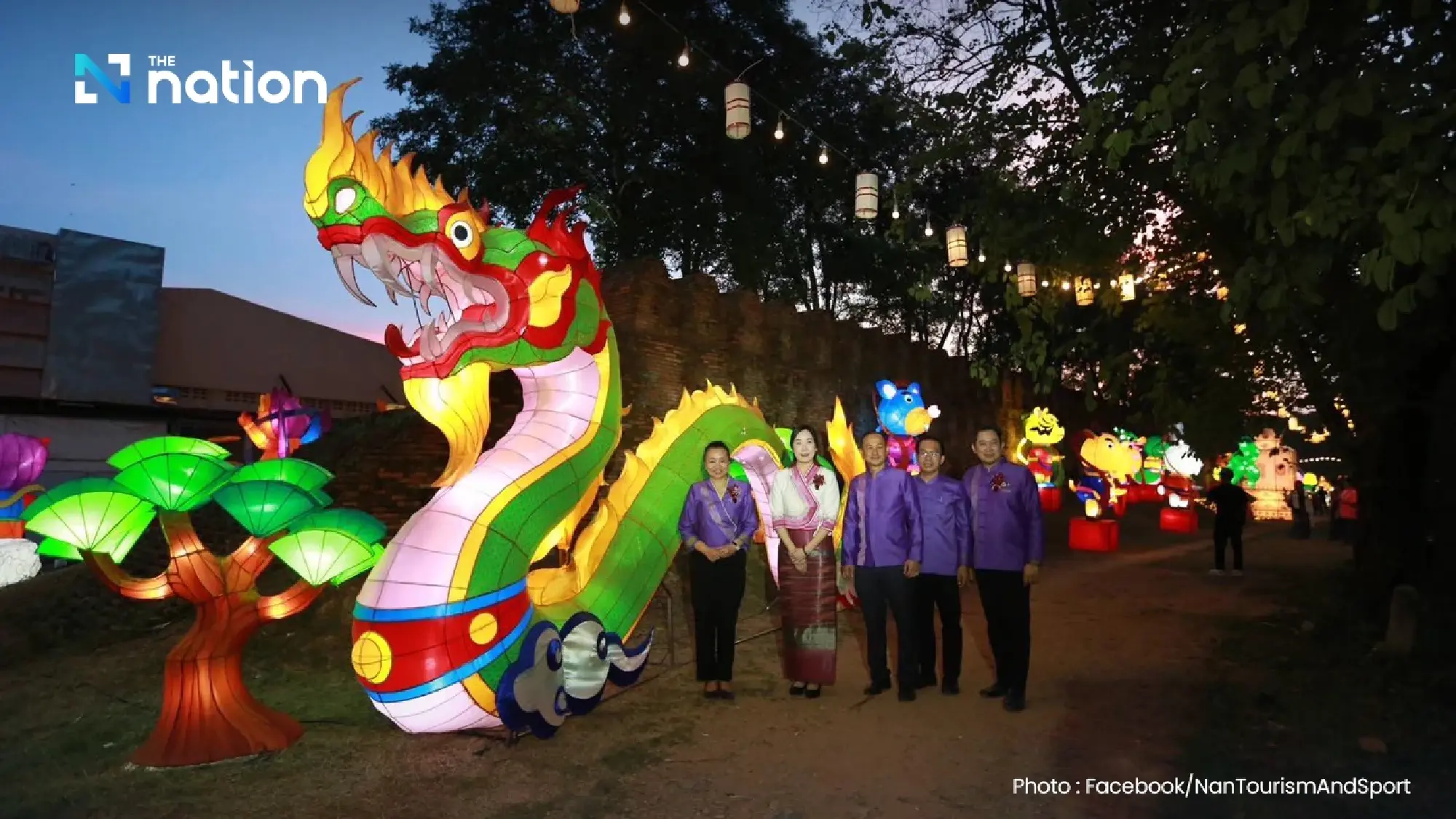 Nan’s old town brought to life with months-long light festival