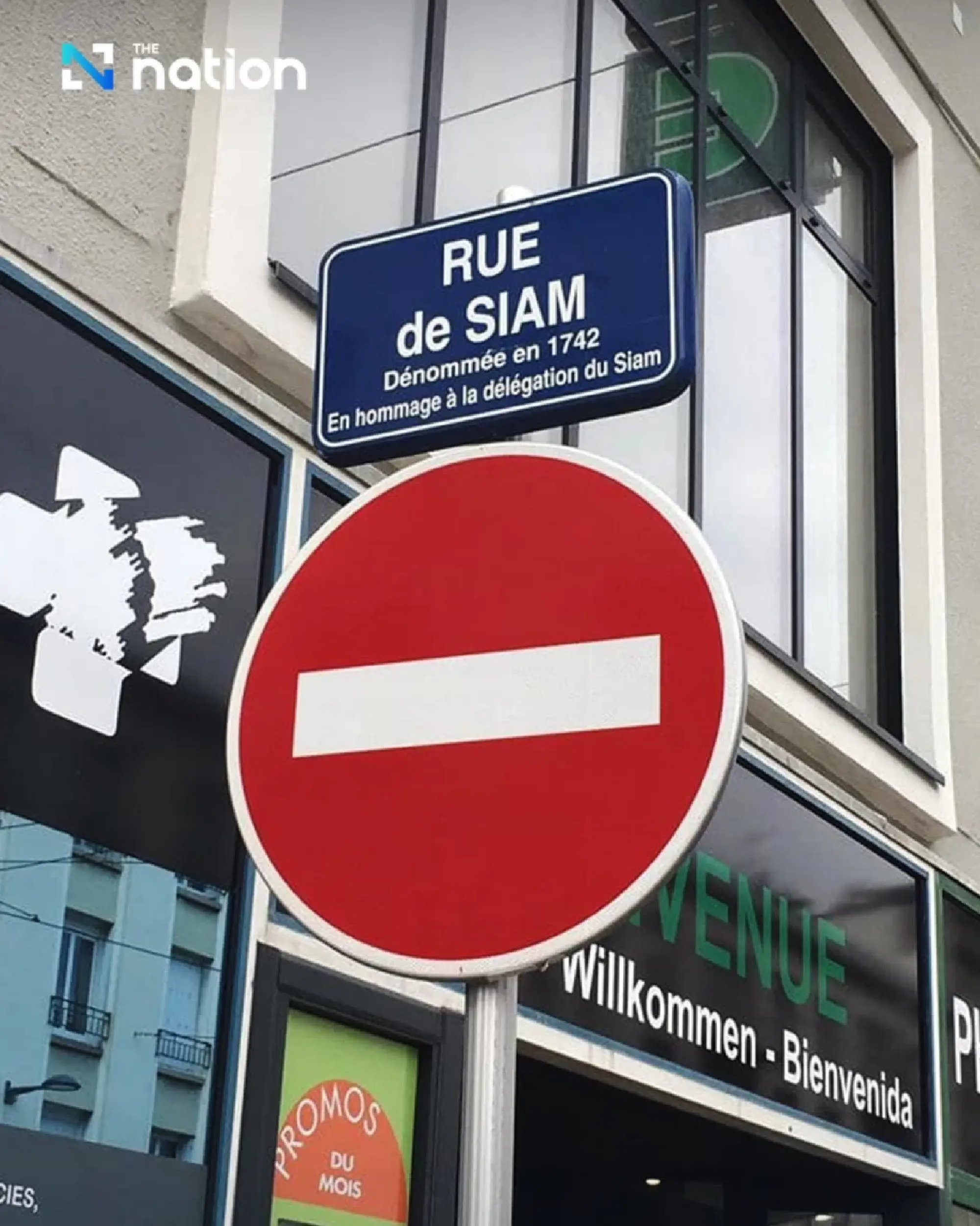 Why a street in France is named after Siam