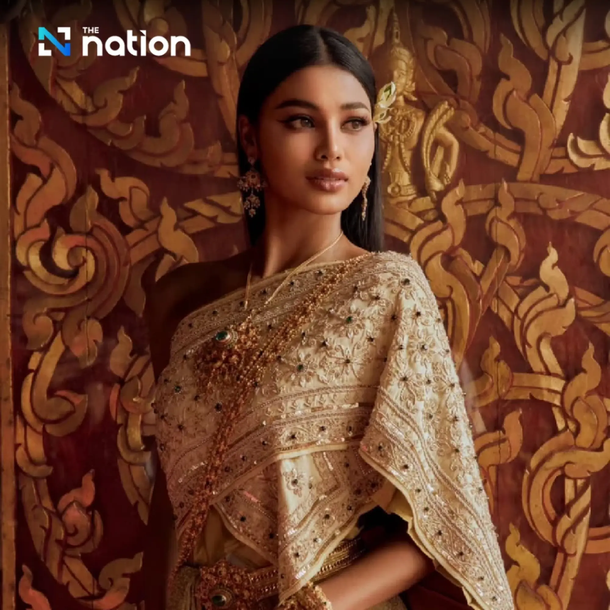 Naruemol Phimphakdee tại cuộc thi Hoa hậu Hoàn vũ Thái Lan 2025