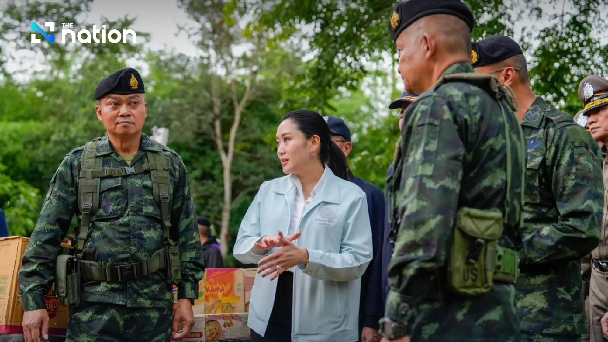 PM thanks military for dedication to Thai-Cambodian border security