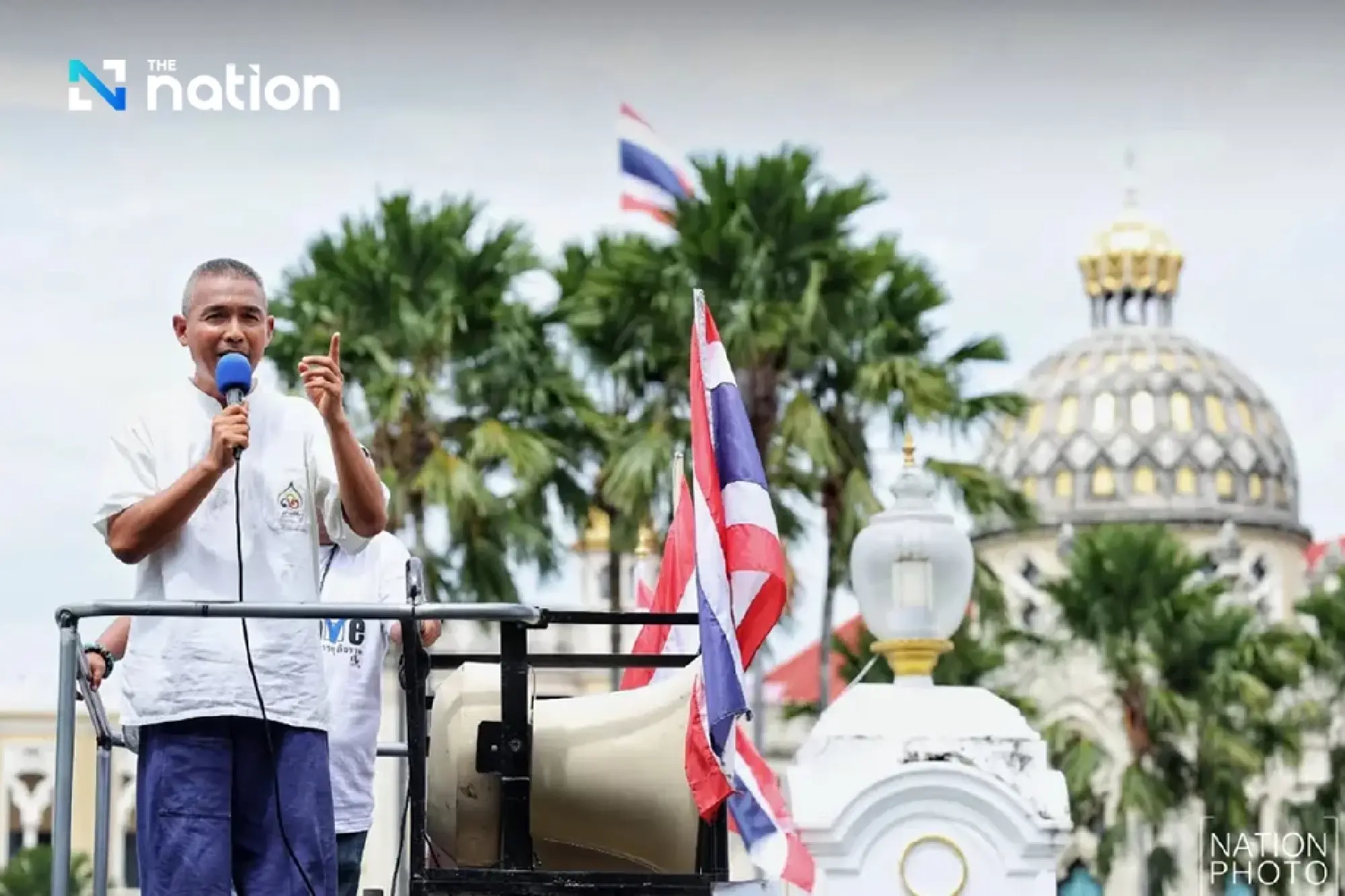 Protesters surround Government House, demand Paetongtarn resign over Hun Sen audio clip