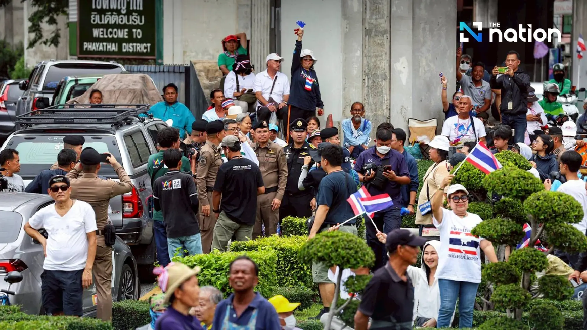 International media spotlight Thai protests over Hun Sen phone call scandal