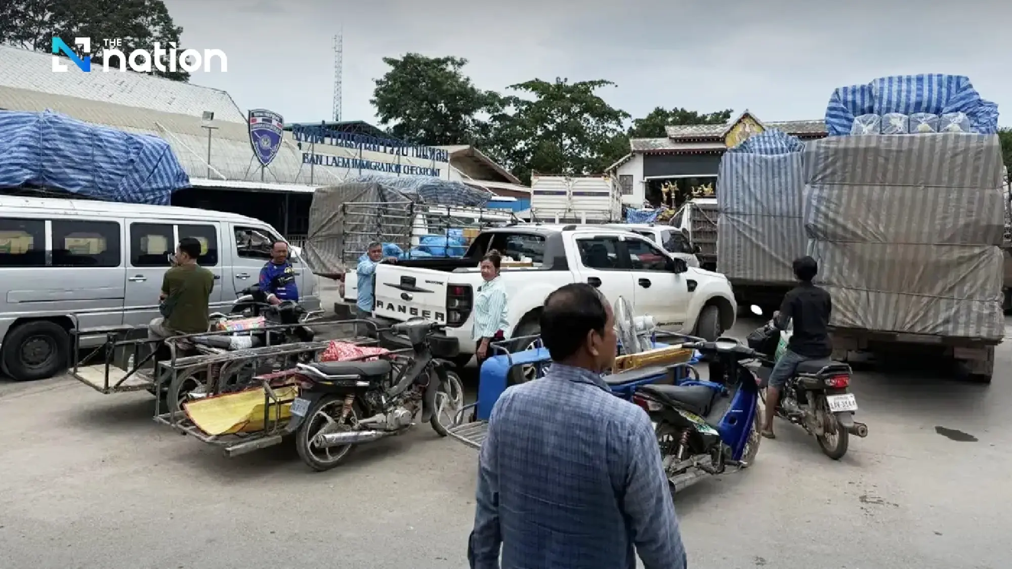 Cambodia closes Ban Laem border checkpoint in Chanthaburi, halting cross-border trade and causing chaos for workers