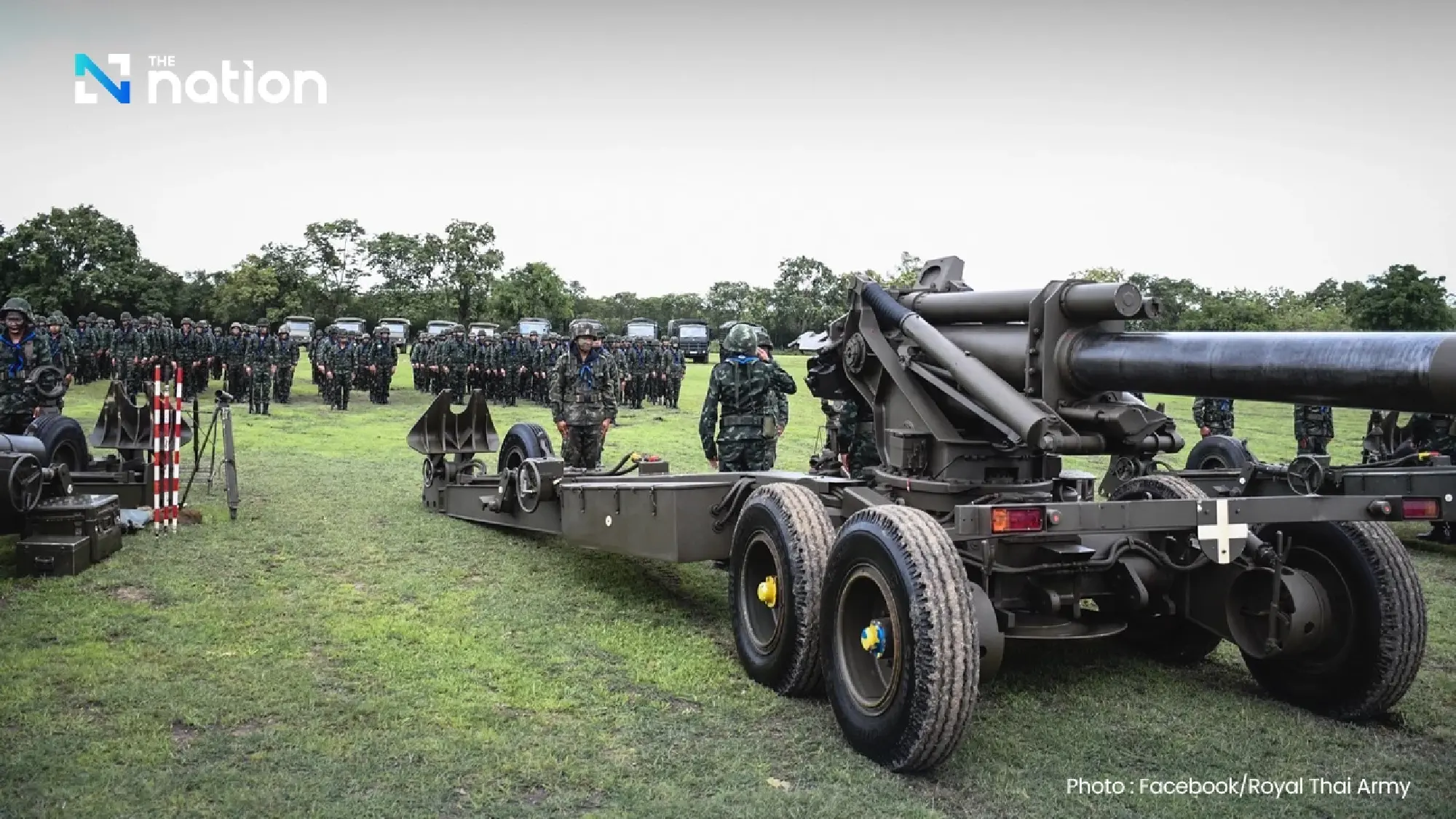 Thai Artillery Conducts Border Readiness Drills