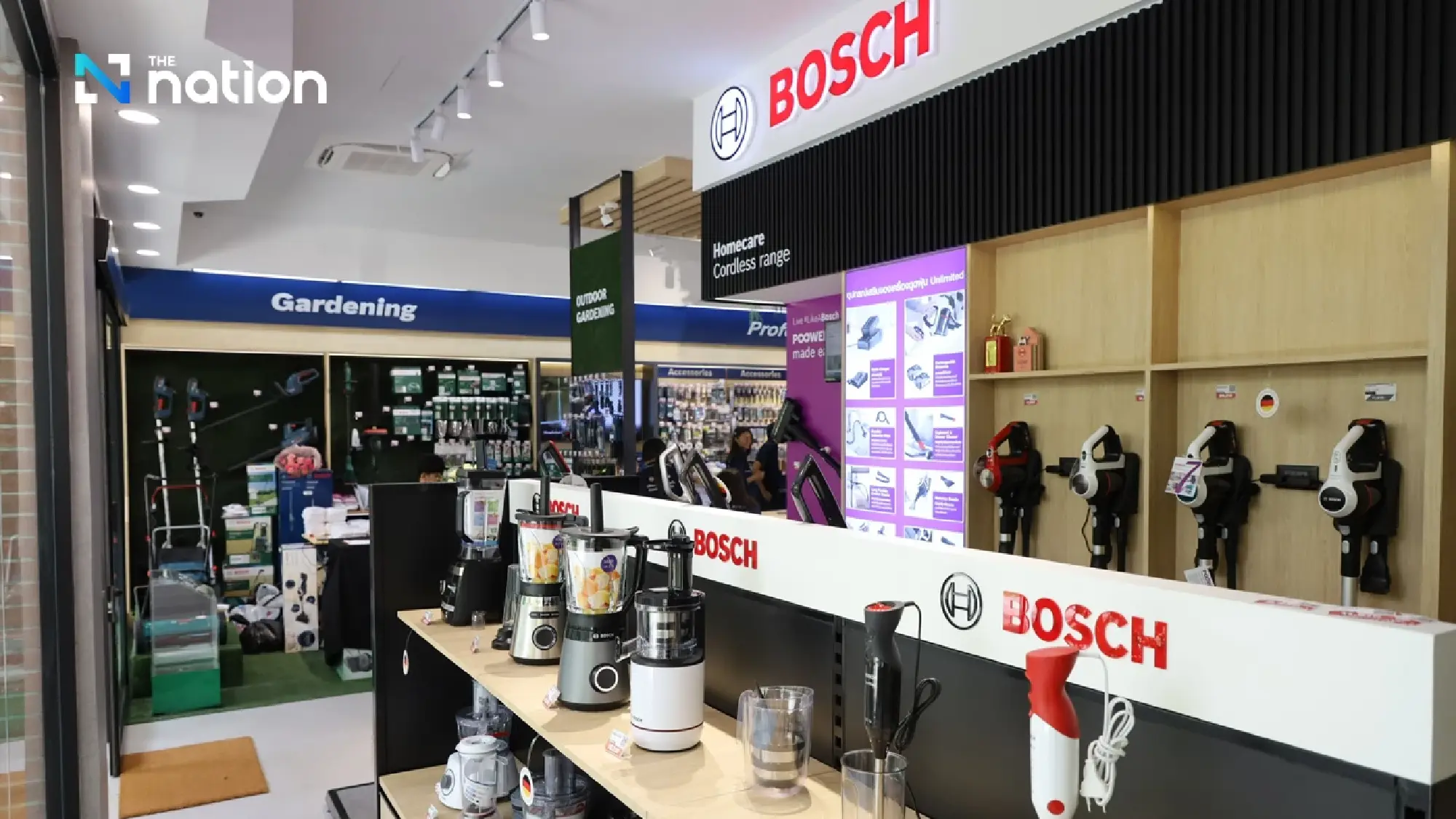 The first Bosch concept store in ASEAN integrates Bosch Home Appliances and Bosch Power Tools in one location—enhancing customer experience through convenience and interactivity.