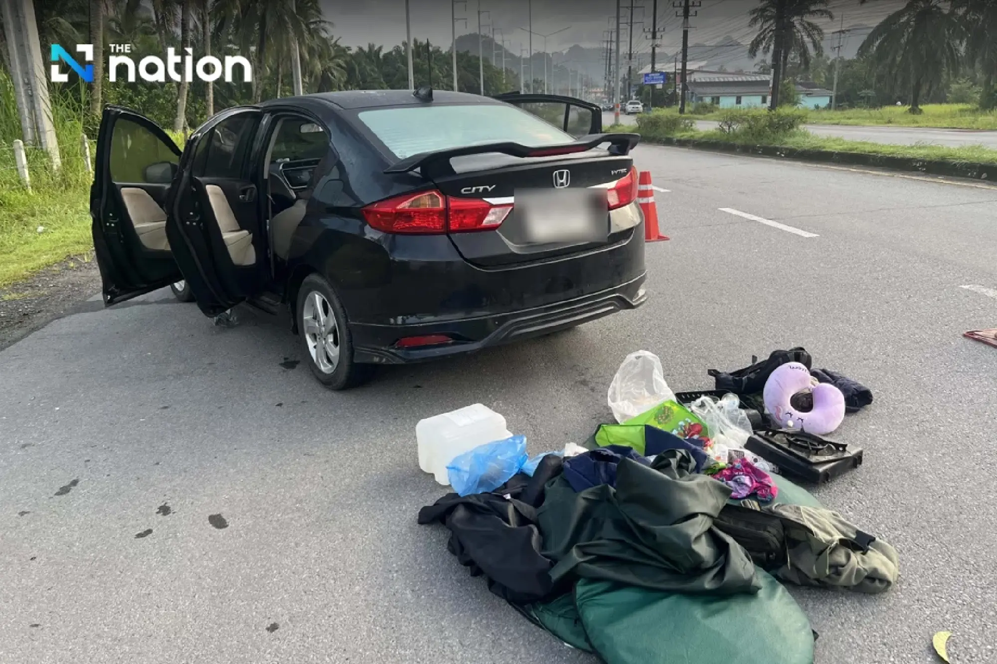 Two Pattani men arrested with suspected homemade bomb in Phang Nga