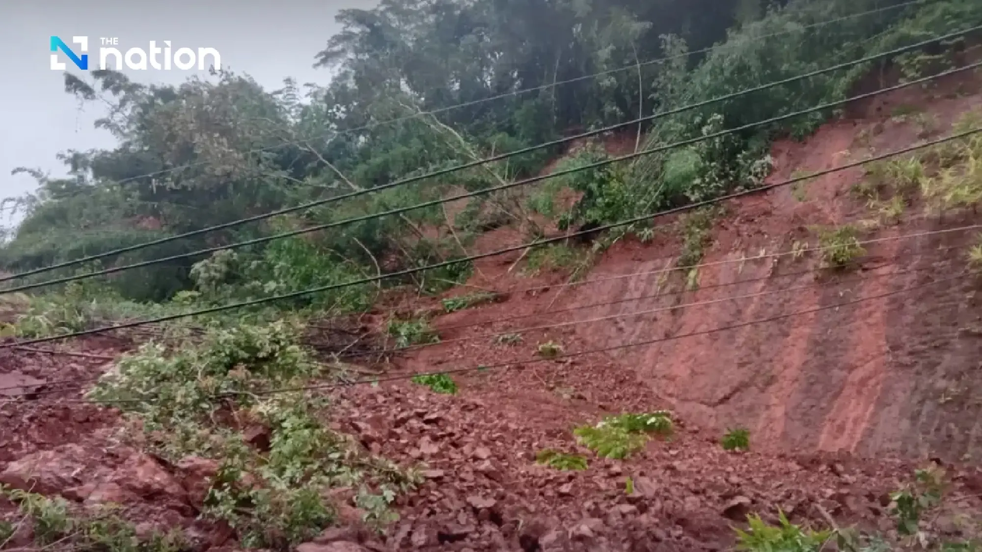 Flash flood alert in Nan’s Bo Kluea district as landslide blocks highway 1081