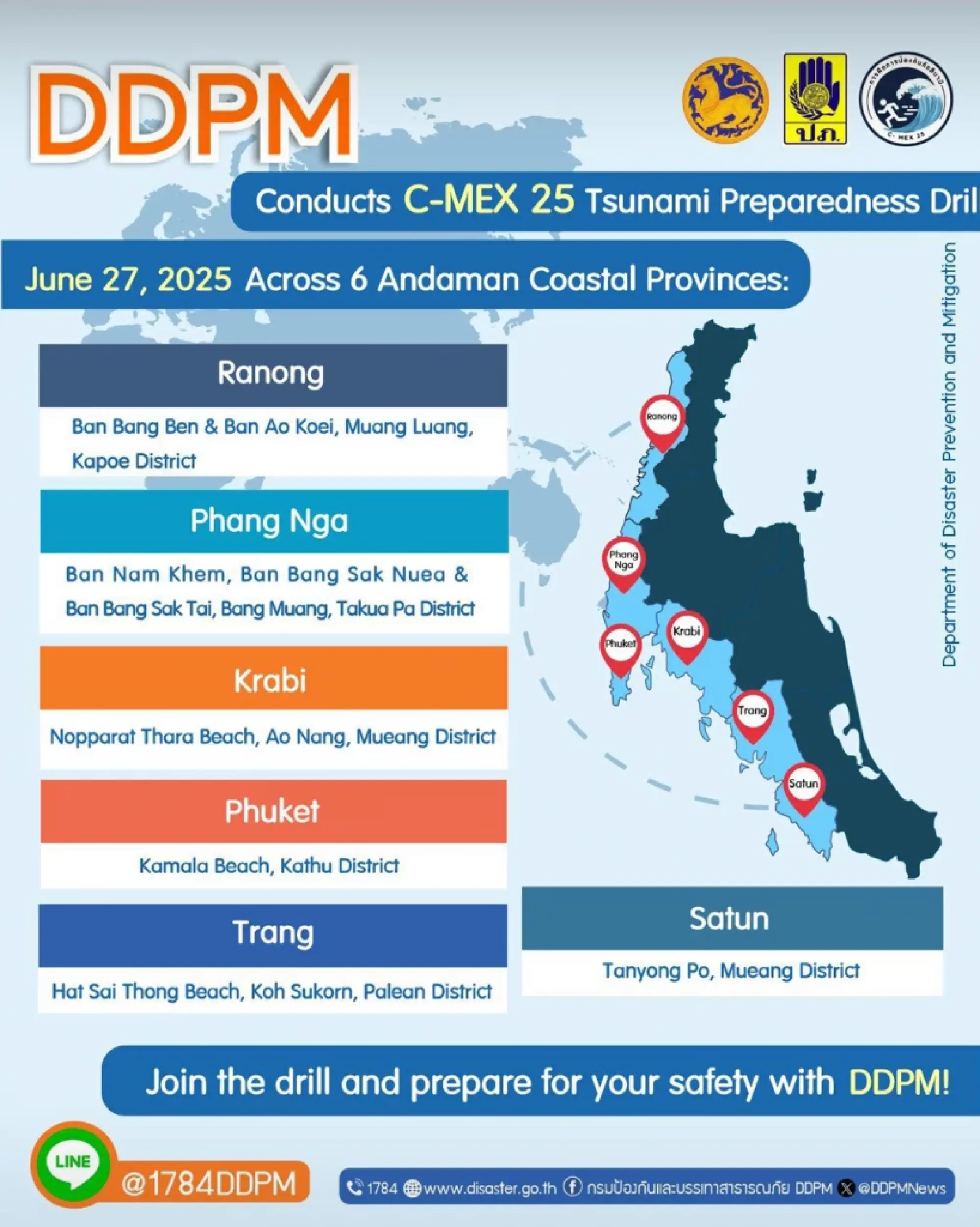 Thailand conducts major tsunami drill in six Andaman provinces to boost readiness