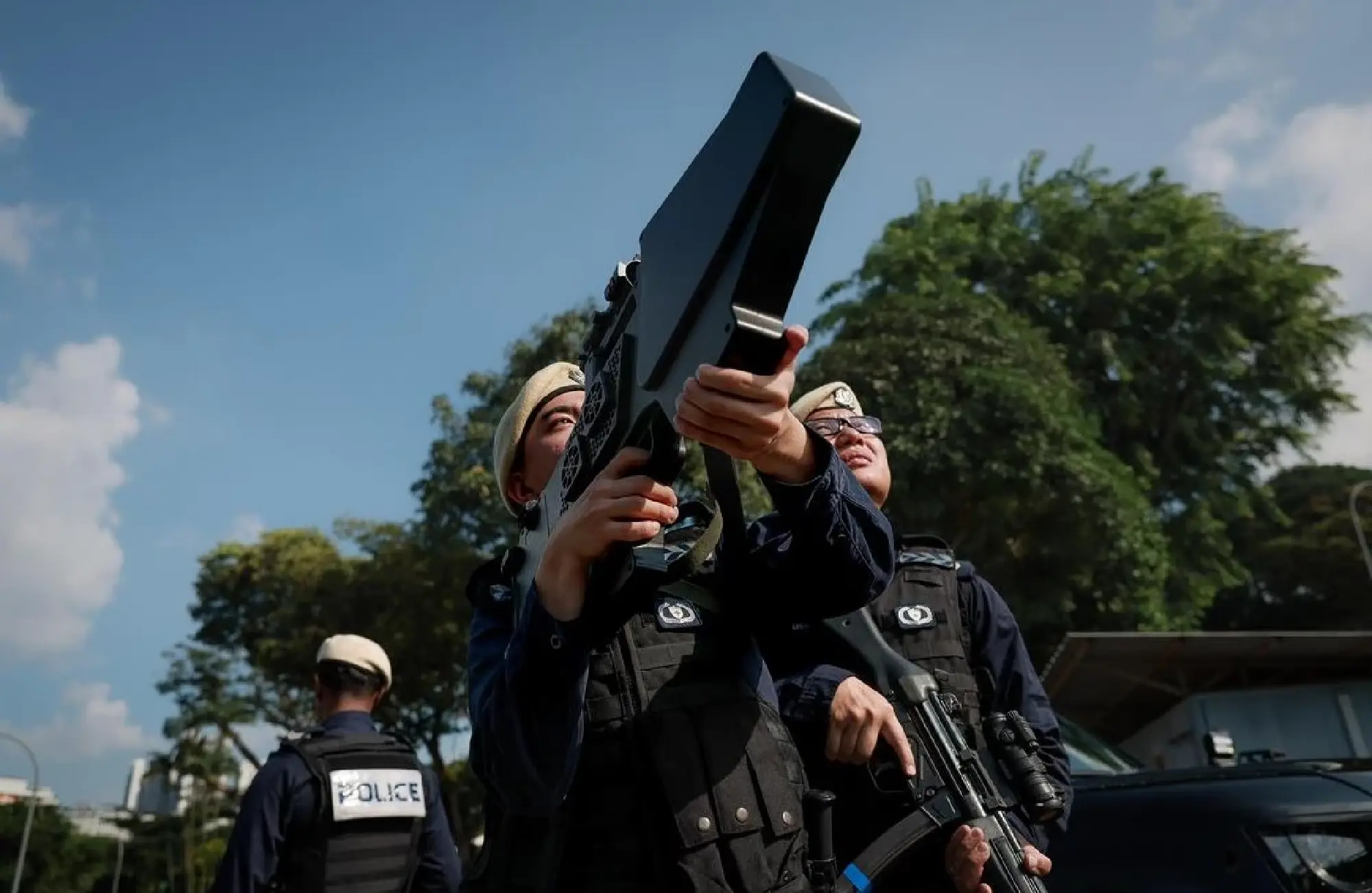 Singapore police deploy first team with off-road vehicles and drones for patrols