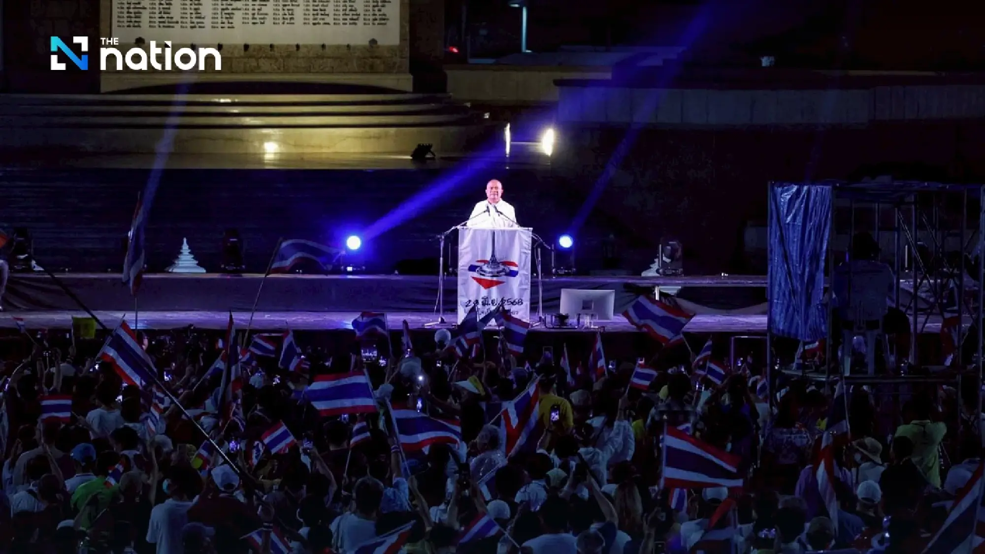 Jatuporn ignites anti-government rally, signals long-haul protest