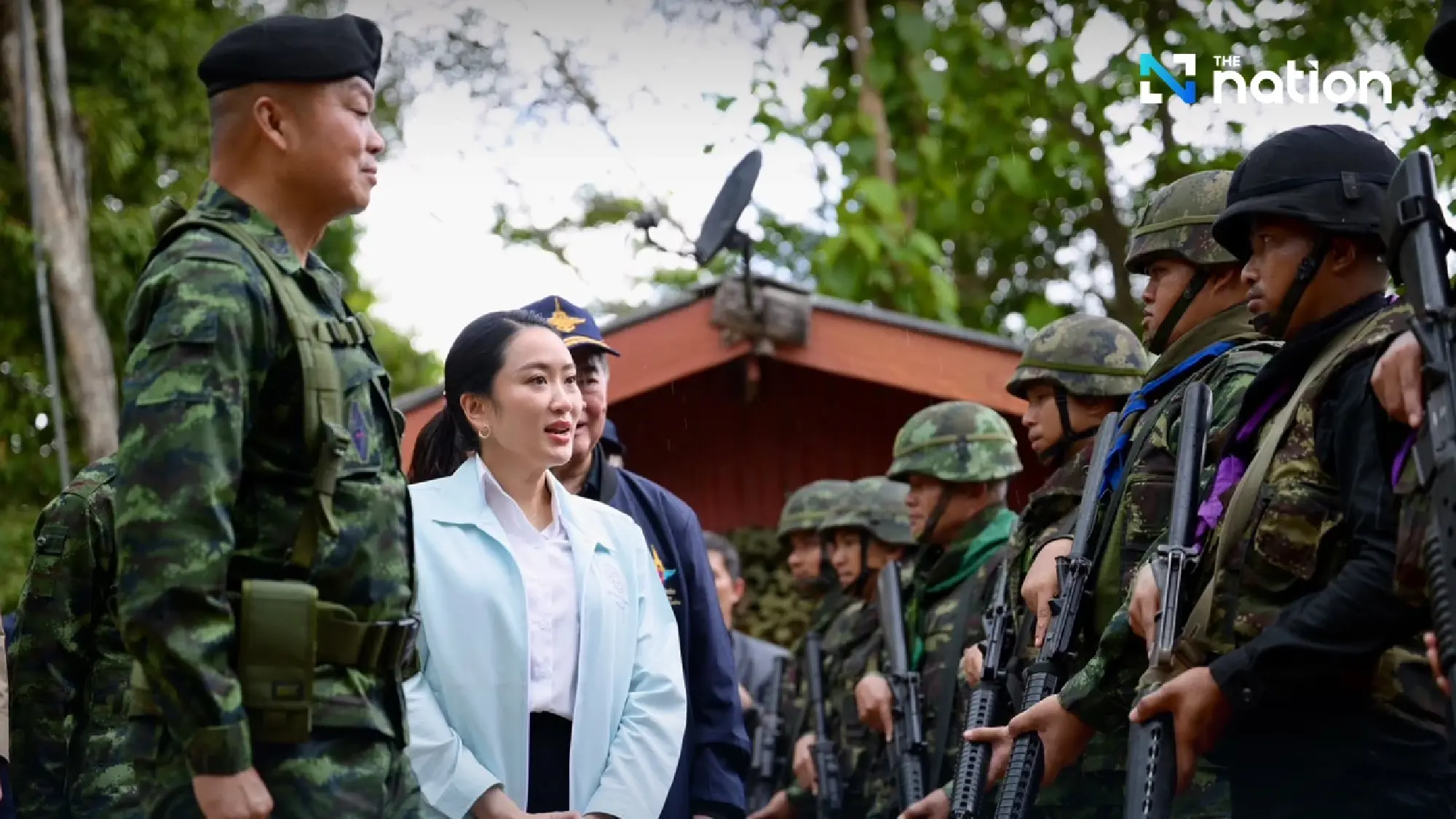PM thanks military for dedication to Thai-Cambodian border security