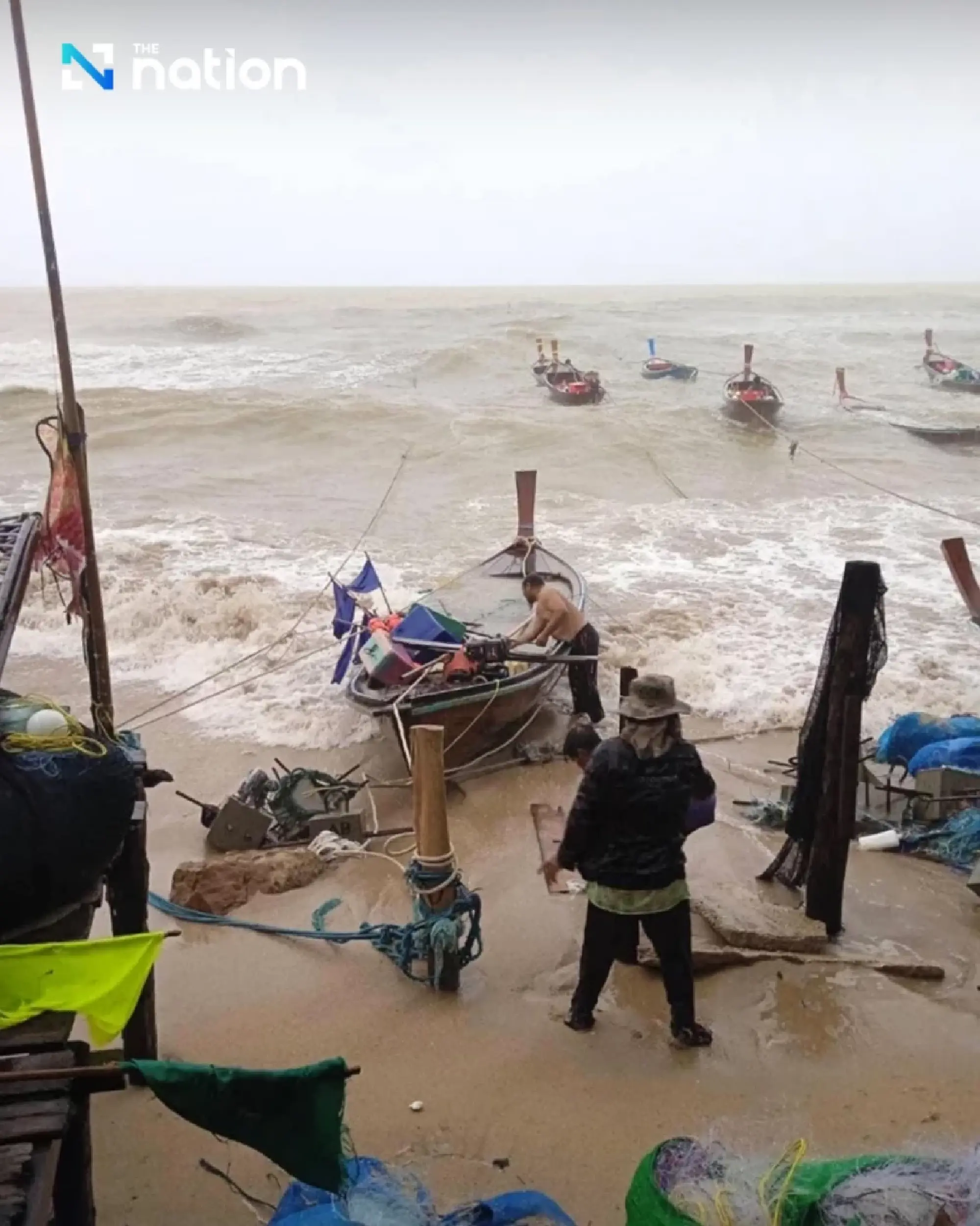 Heavy rain and strong waves expected in parts of Thailand due to southwest monsoon