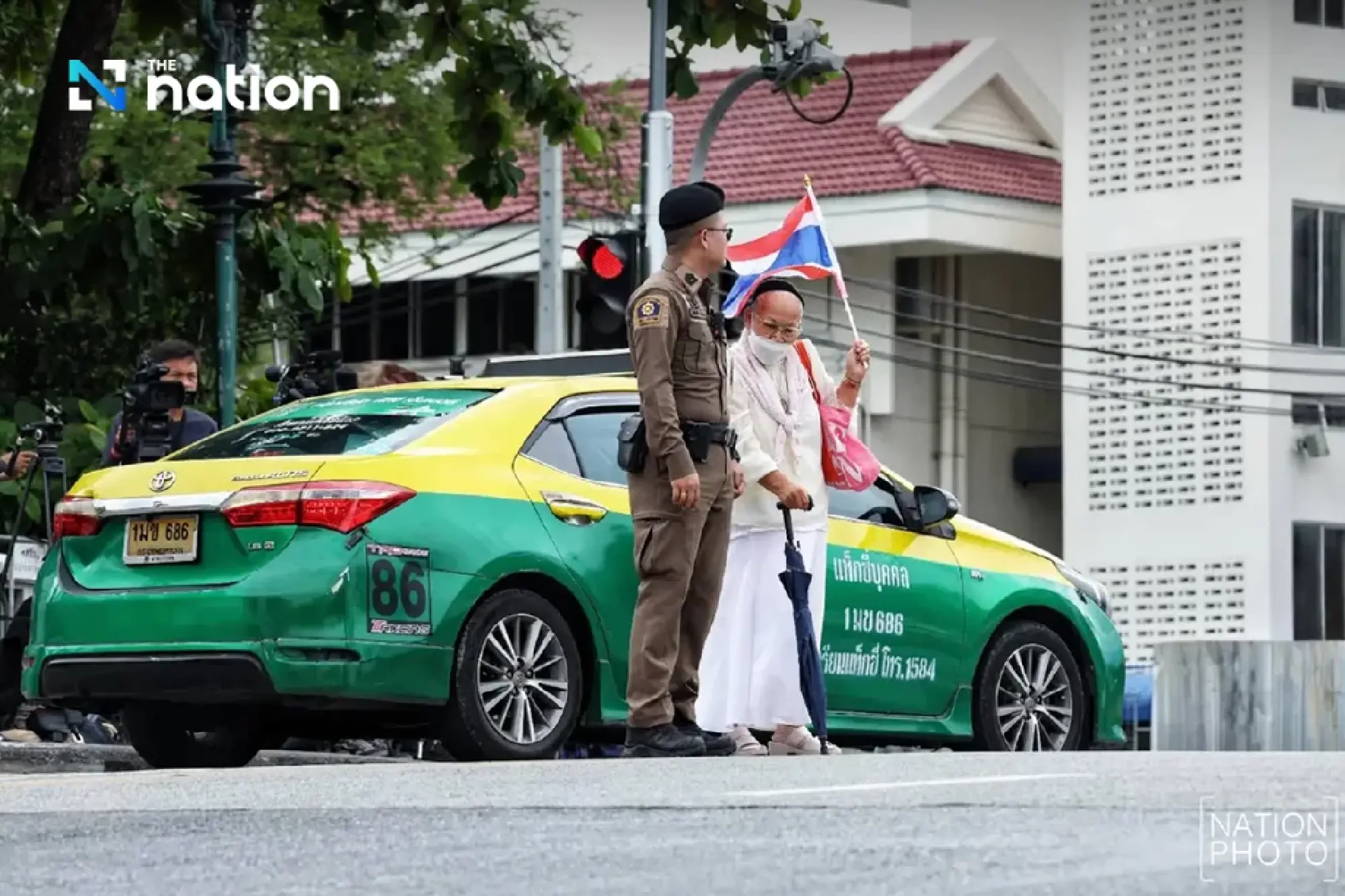 Protesters surround Government House, demand Paetongtarn resign over Hun Sen audio clip