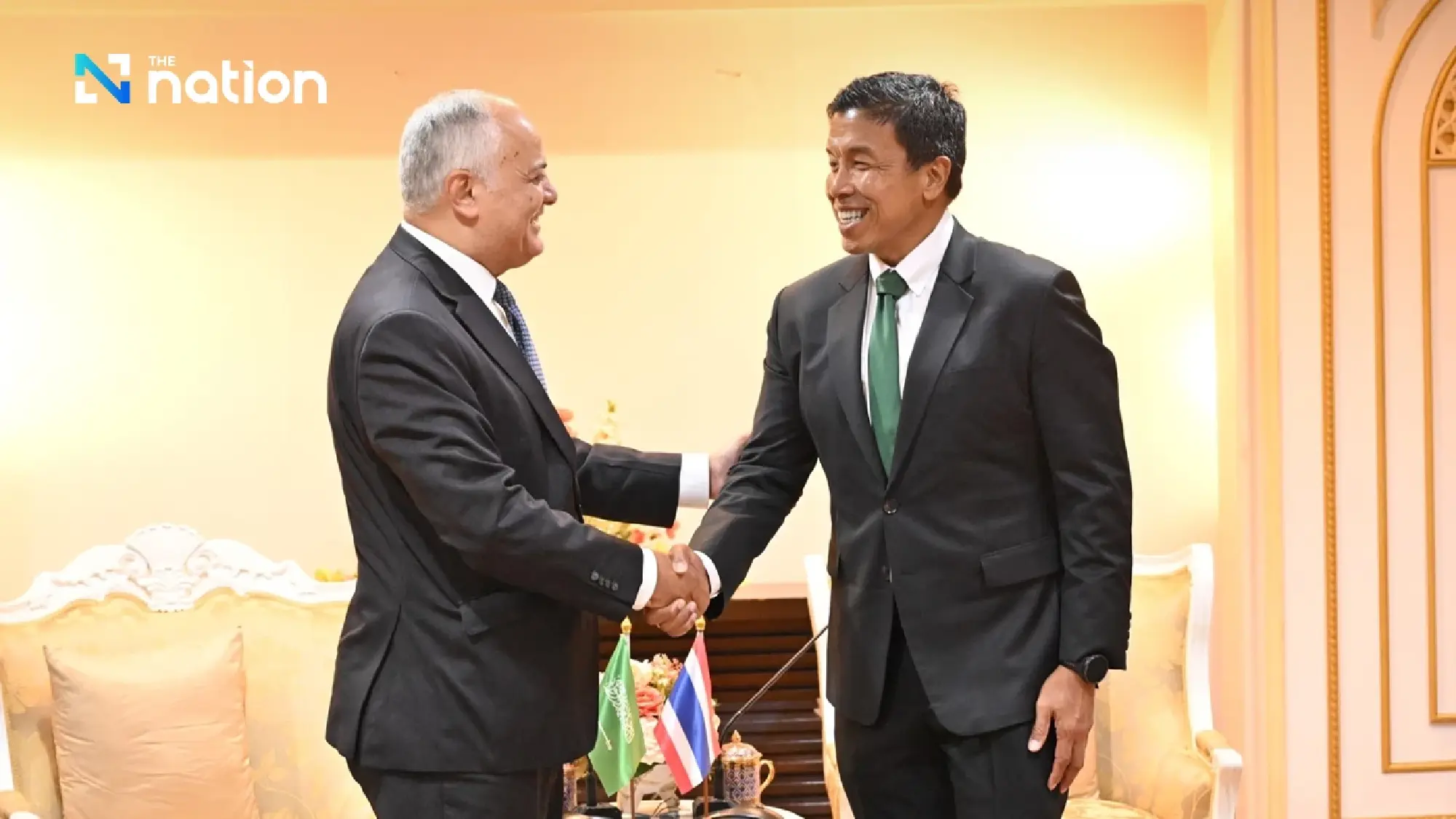 Chadchart meets Saudi Ambassador to strengthen Bangkok-Riyadh ties