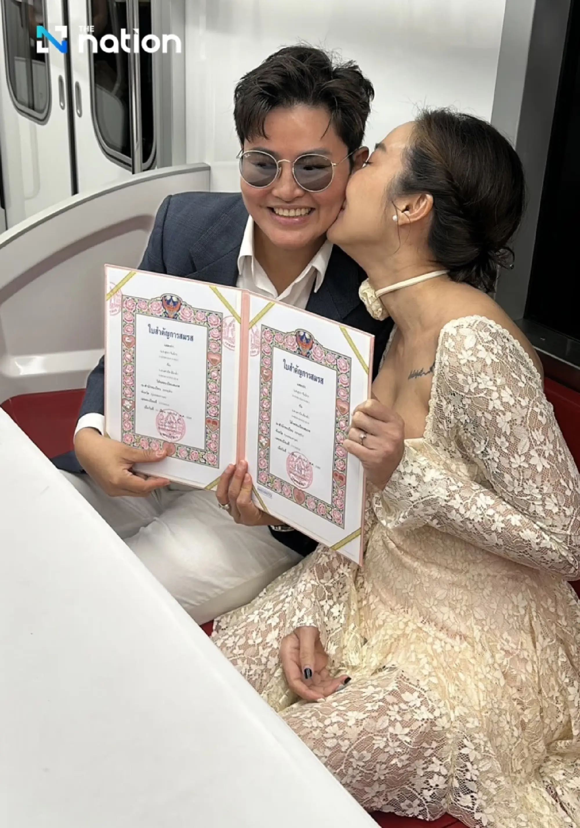 First-ever marriage registration on SRT Red Line train to celebrate Valentine’s Day