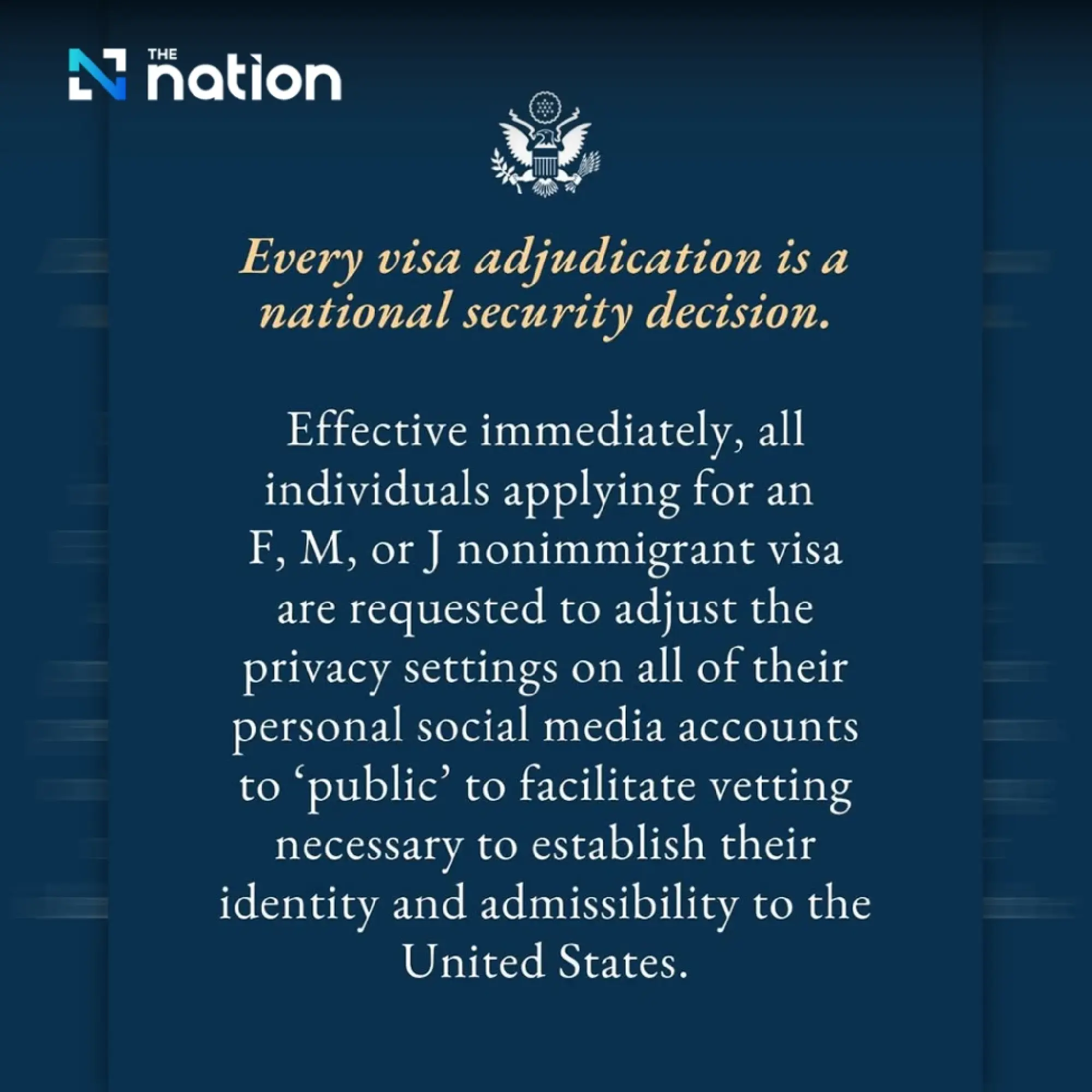 US Visa Applicants Face Stricter Social Media Checks