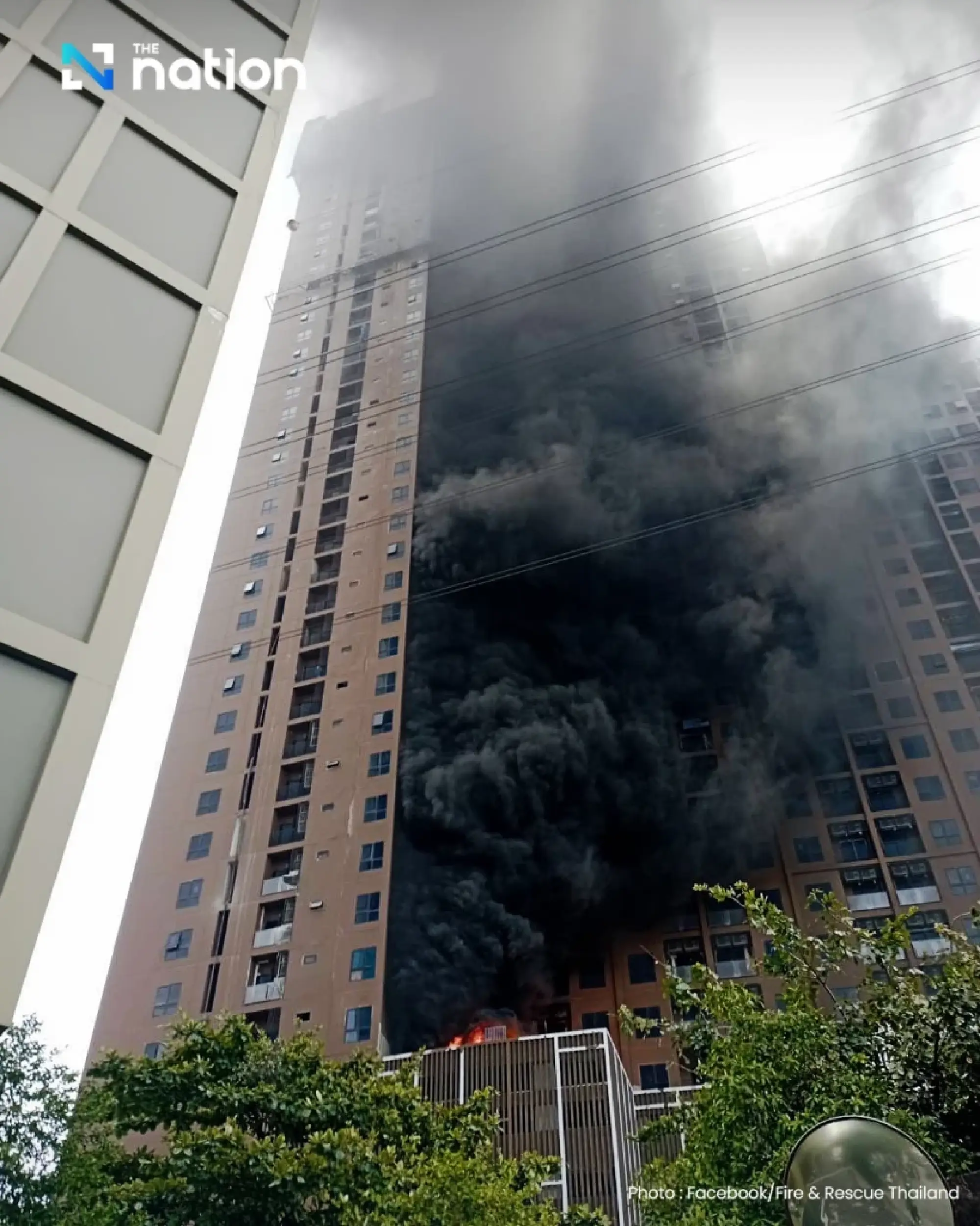 Fire breaks out at building under construction in Bangkok