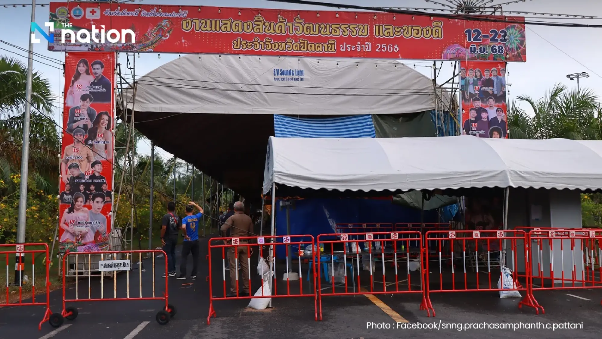 Three bomb blasts at Pattani Red Cross fair injure vendors and police officers