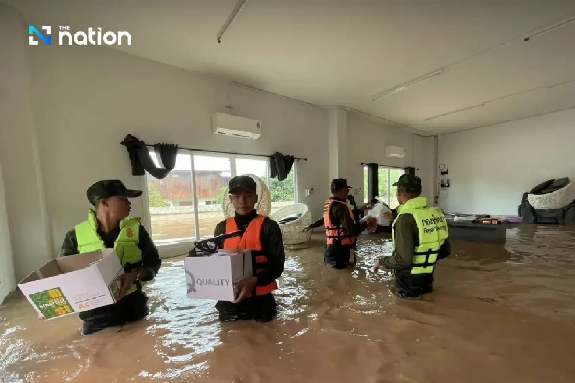 Flooding crisis in Sukhothai and Phrae provinces as river levels rise, emergency warnings issued