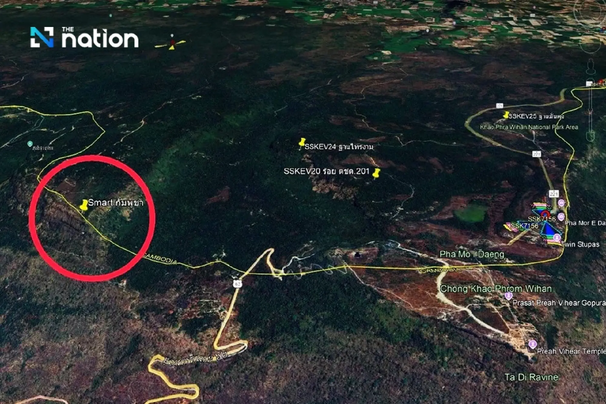 NBTC says cell tower atop Phu Makua belongs to Cambodian operator