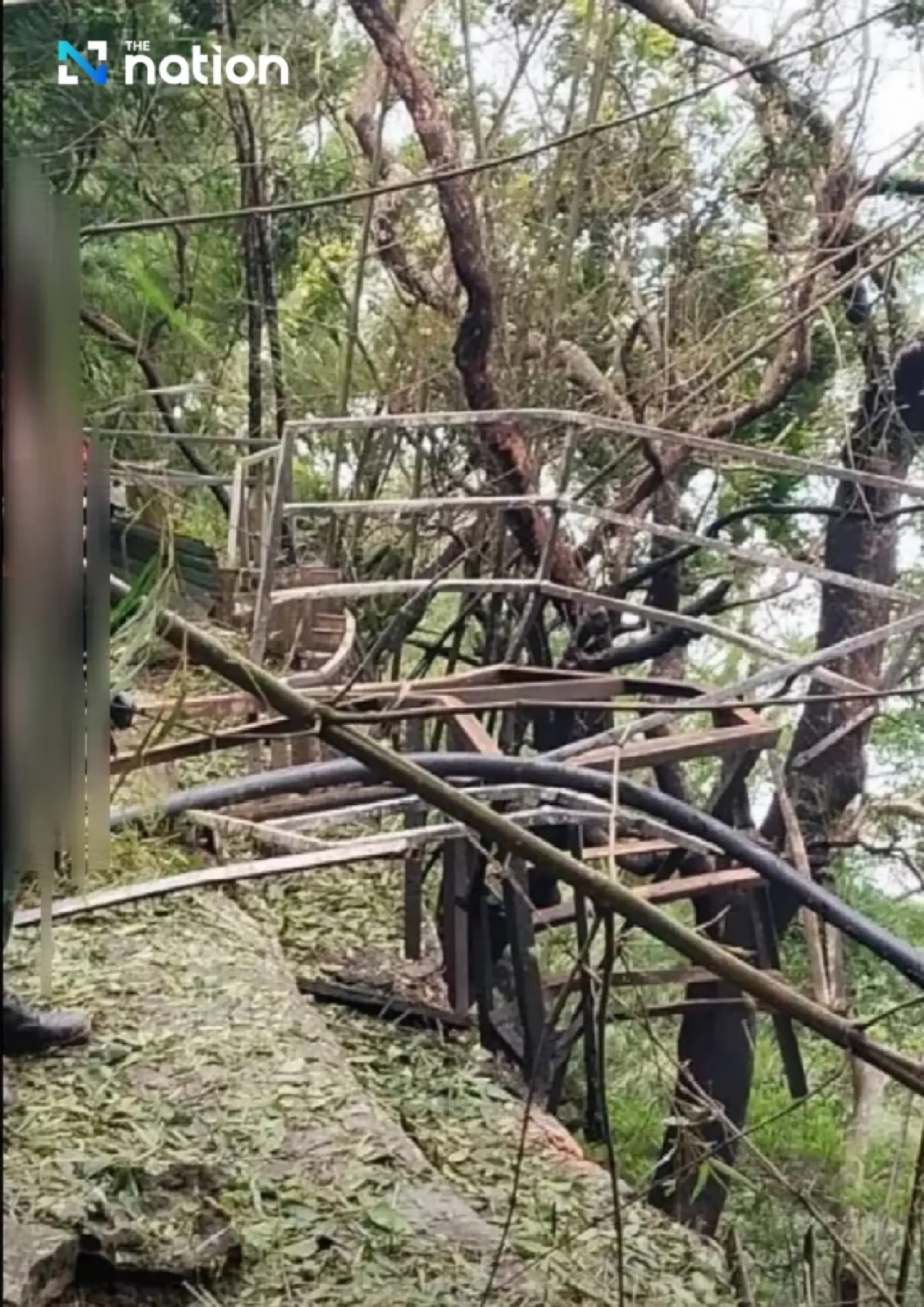Thai troops demolish Cambodian stairs, cable car on Phu Makua