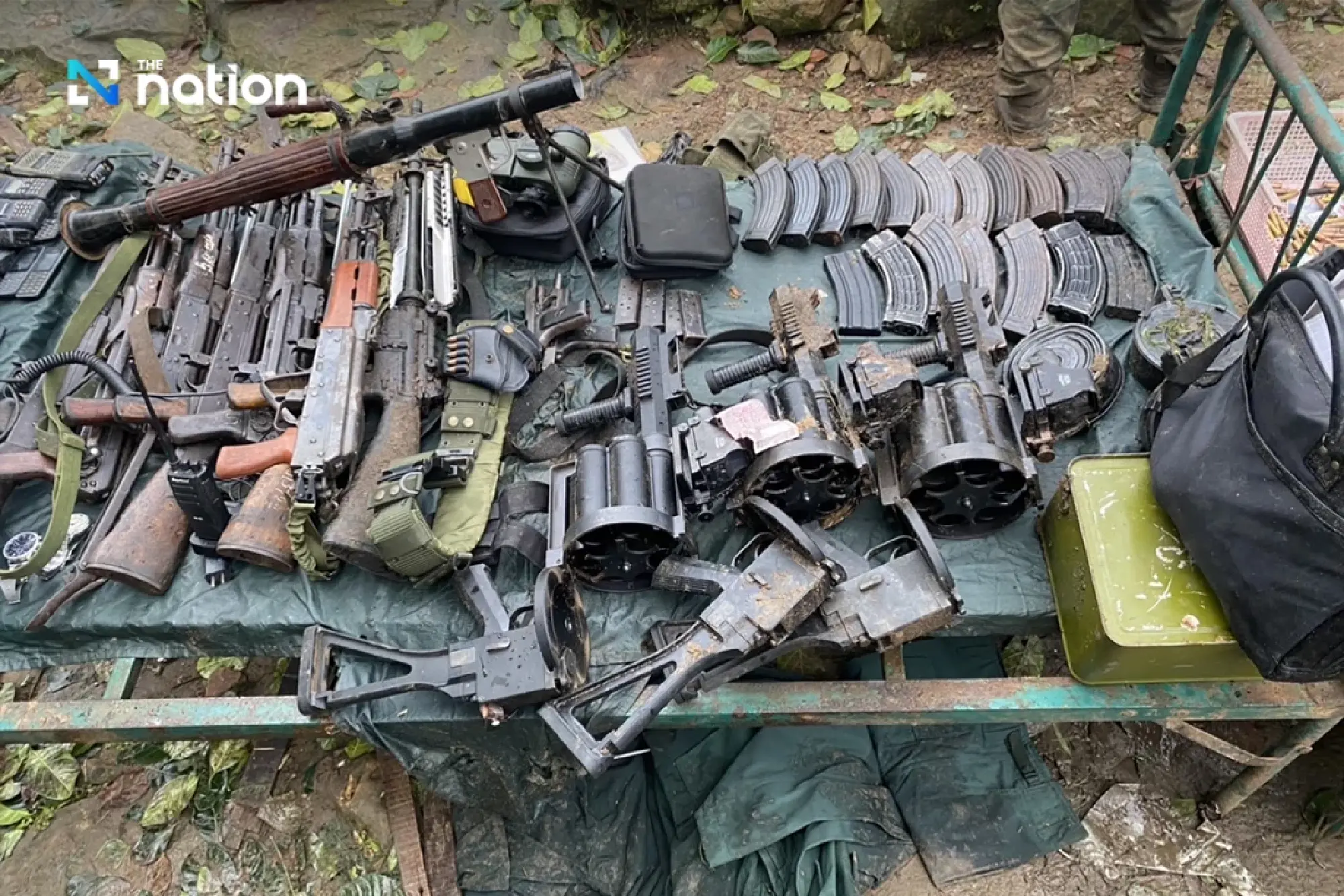 Thai Army Seizes Cambodian Weapons Cache, Reports 10 Enemy Deaths at Phu Makua