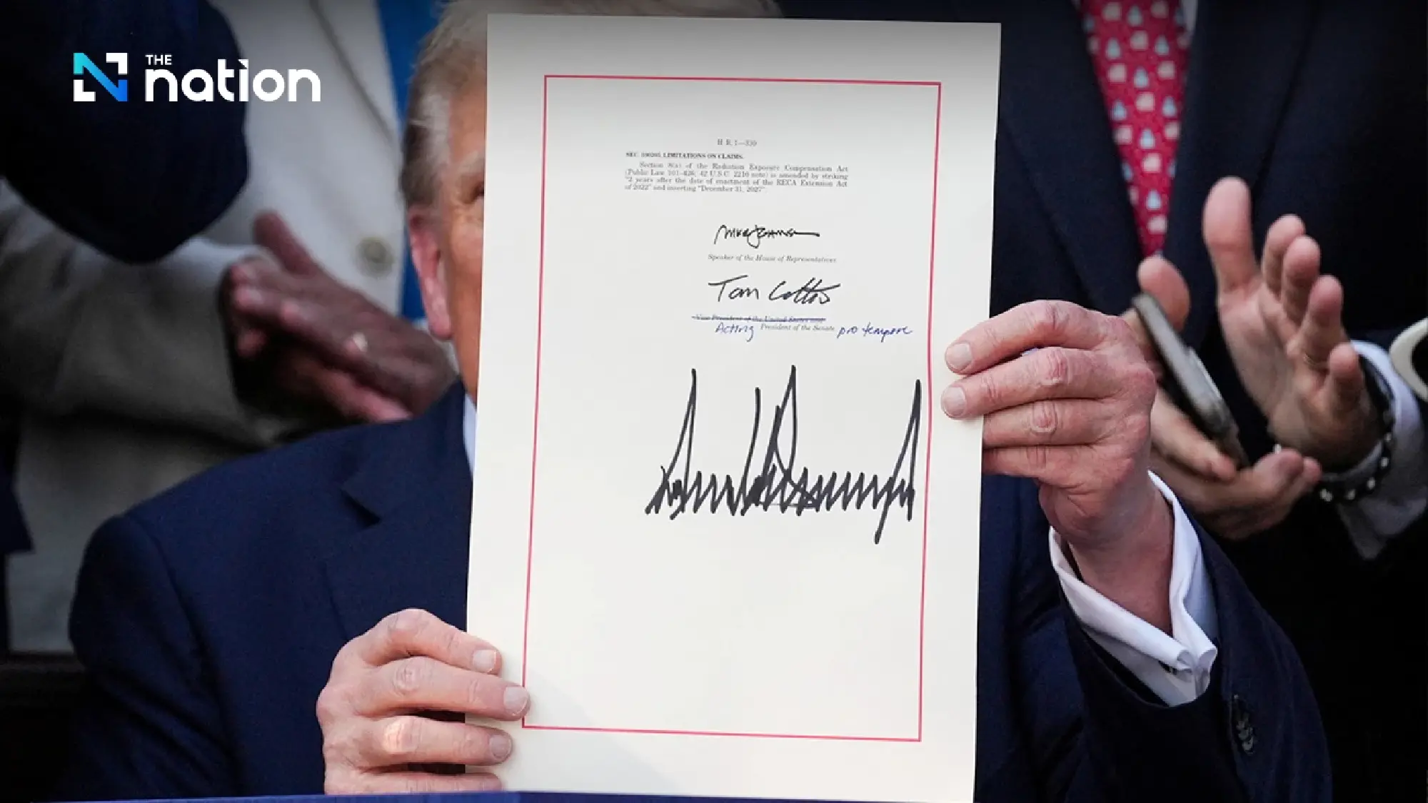 In July 4 ceremony, Trump signs tax and spending bill into law