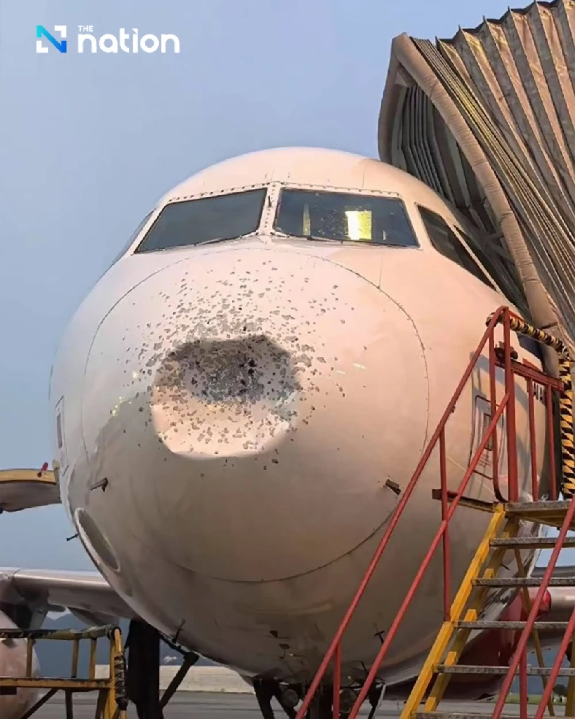 Thai AirAsia flight hit by hailstorm during descent into Chongqing