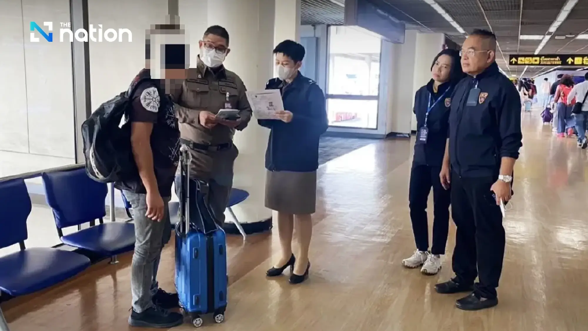 Malaysian man arrested at Don Mueang Airport for involvement in online gambling and money laundering