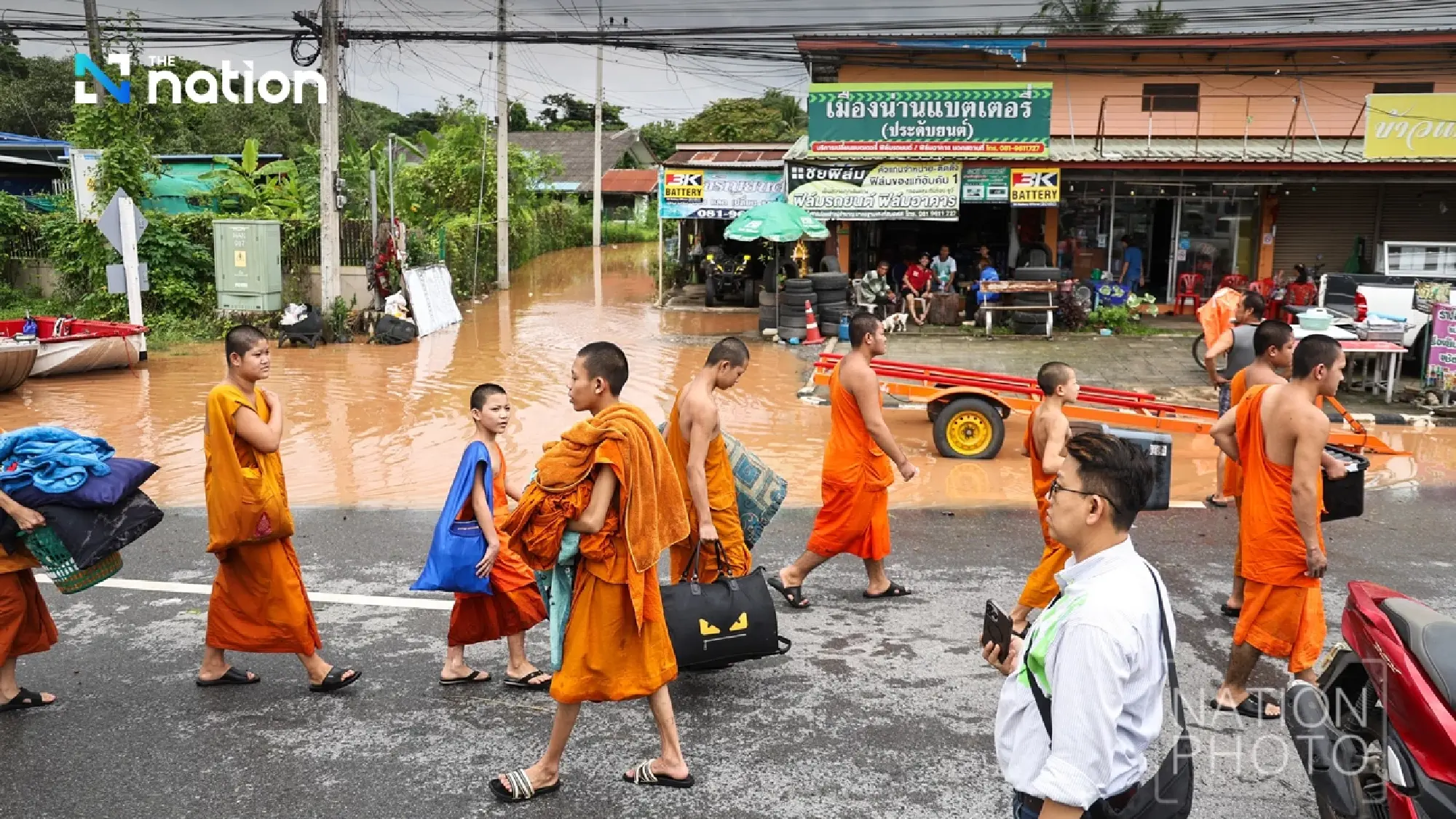 Nan authorities launch helicopter aid mission as floodwaters rise