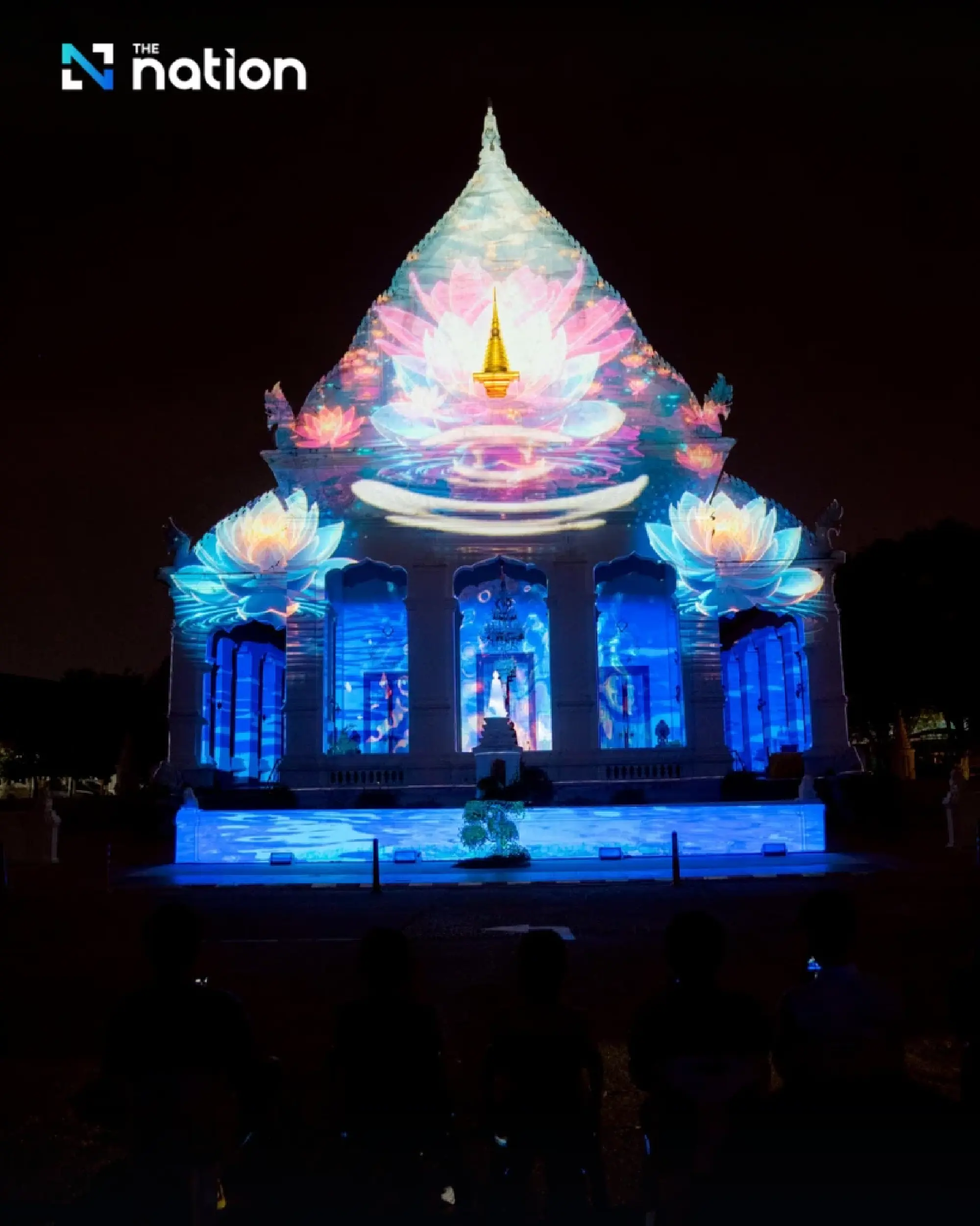 VIJIT GASTRONOLIGHT @ Ubon Ratchathani Sri Silp - The Phenomenon of Faithful Light At Night