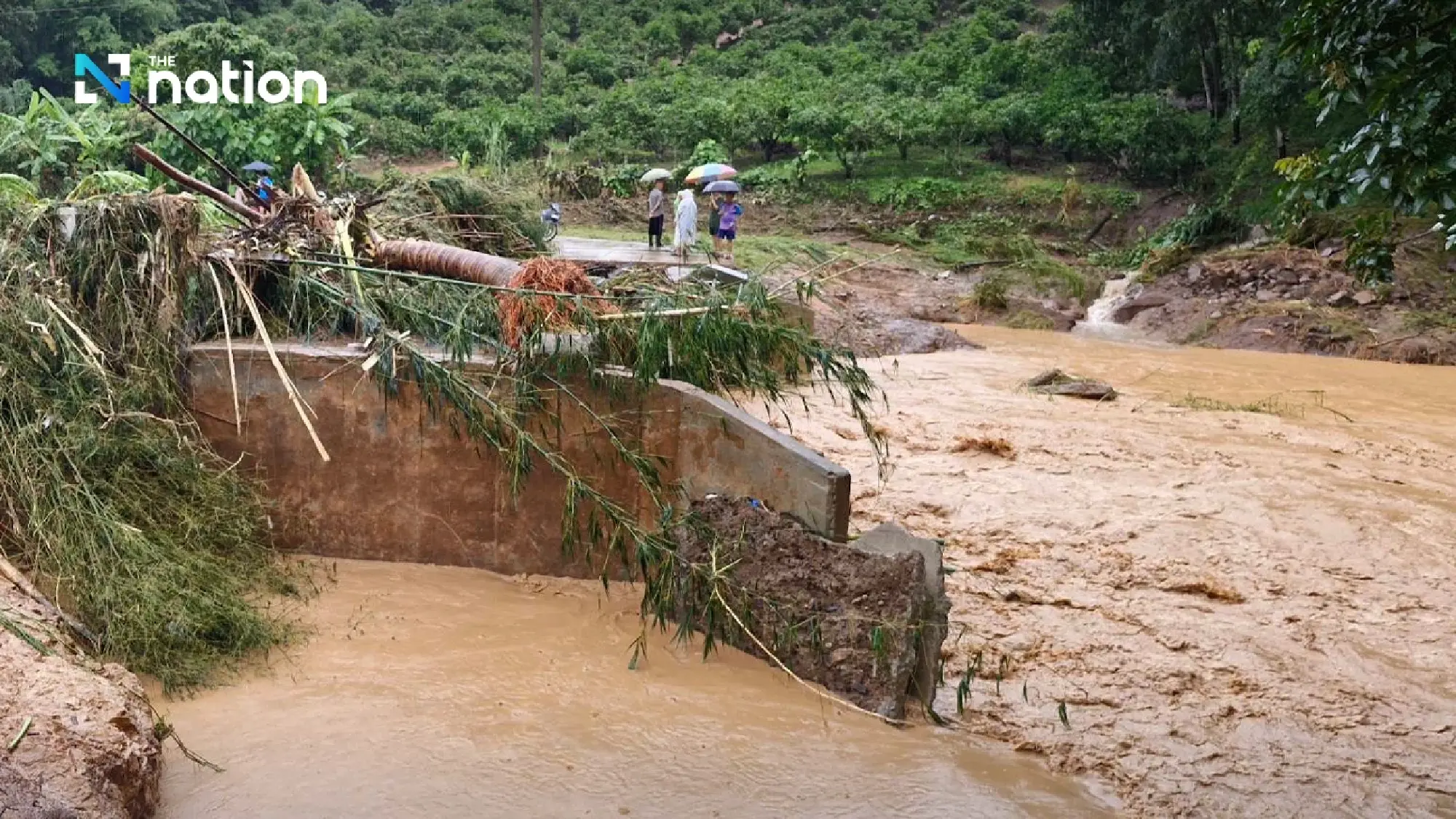 Flood warnings issued for low-lying areas as Sai River overflows in Chiang Rai