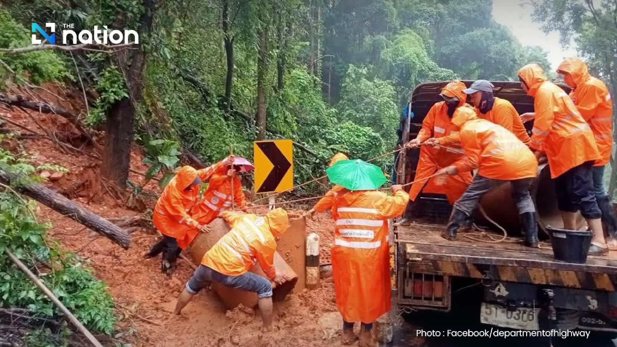 7 northern roads impassable due to impact of storm Wipha