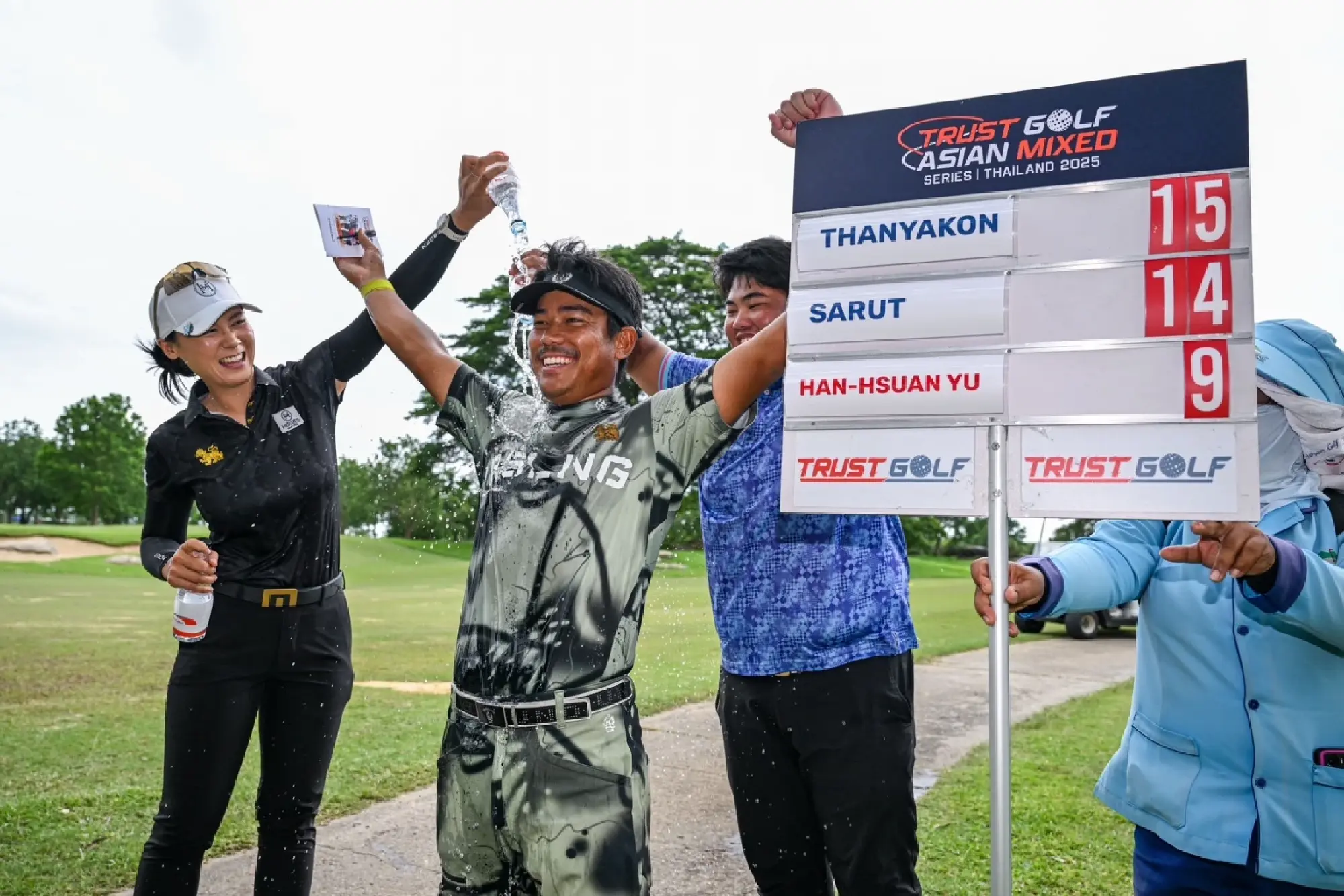 Late Charge Lifts Thanyakorn Past Sarut to Win TrustGolf Asian Mixed Title