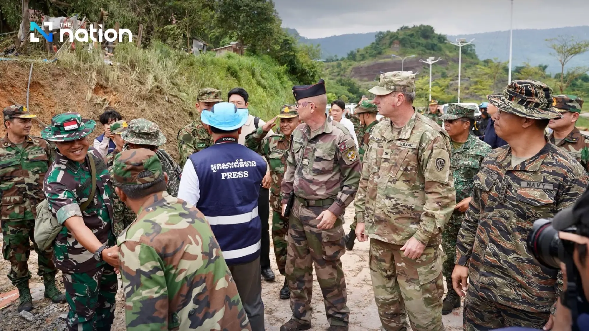 Second Army slams Cambodia for escorting attachés, media into danger zone without notice