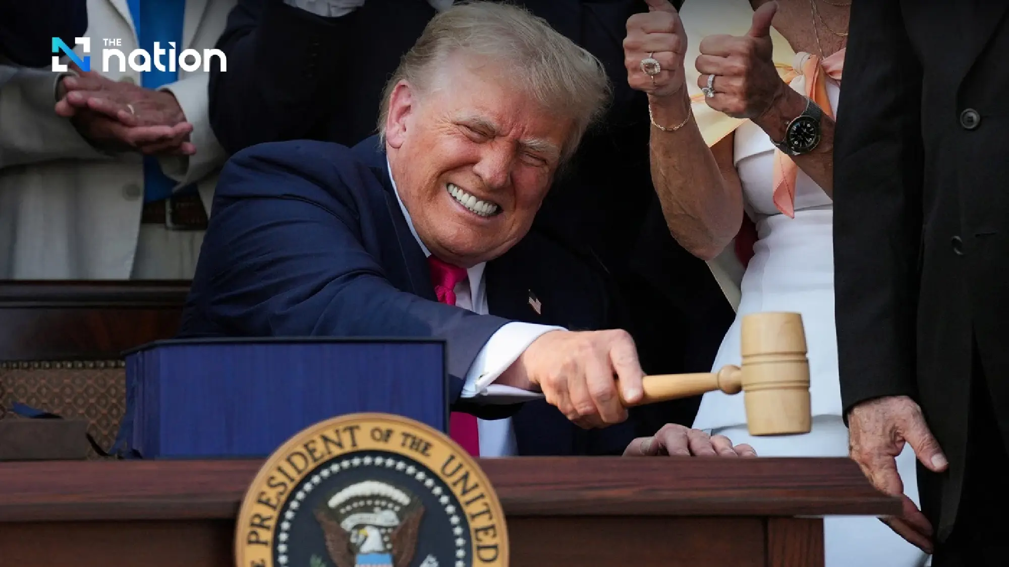 In July 4 ceremony, Trump signs tax and spending bill into law