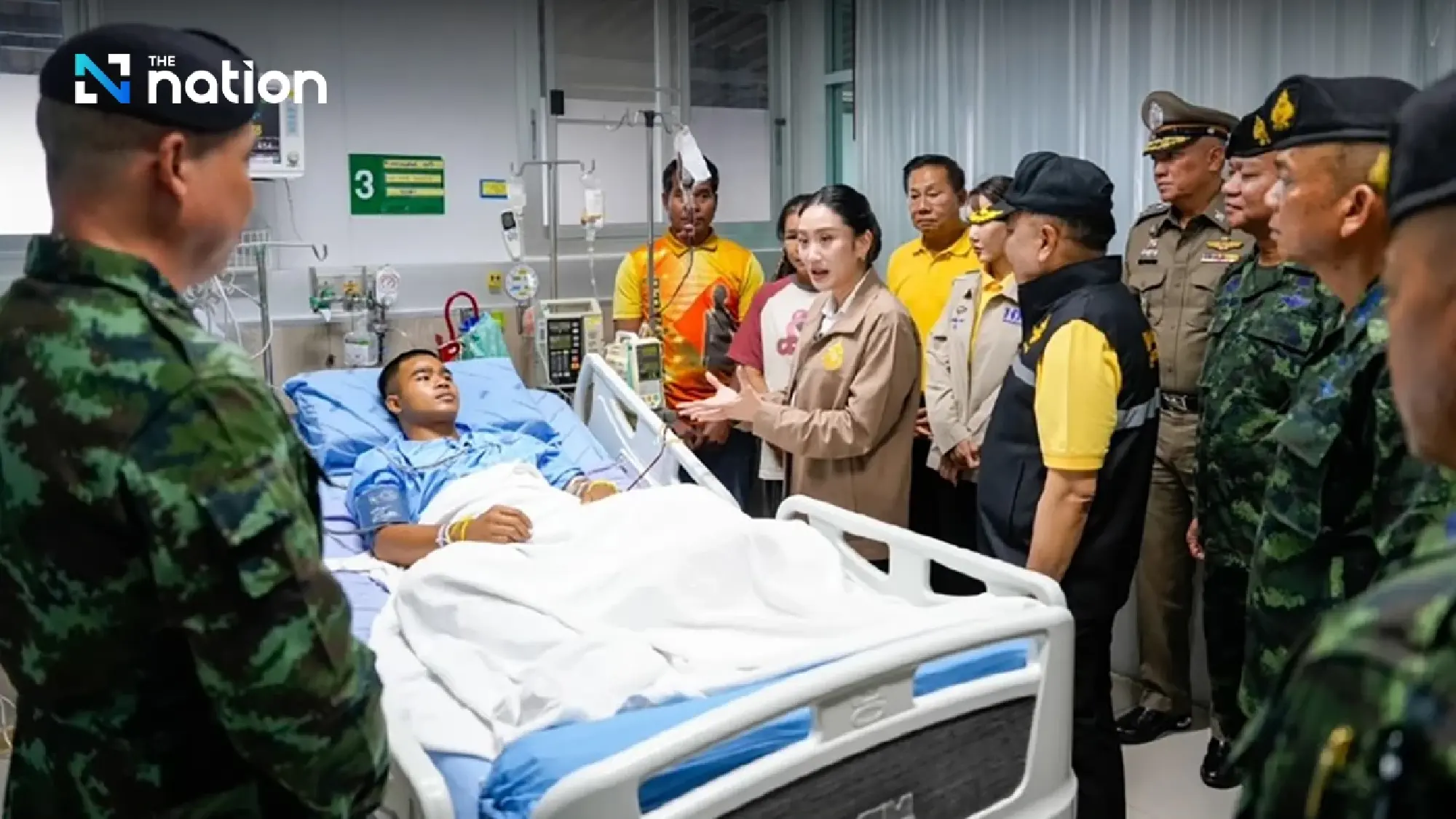 Thai PM Visits Landmine Victims, Pledges Full Support for Troops