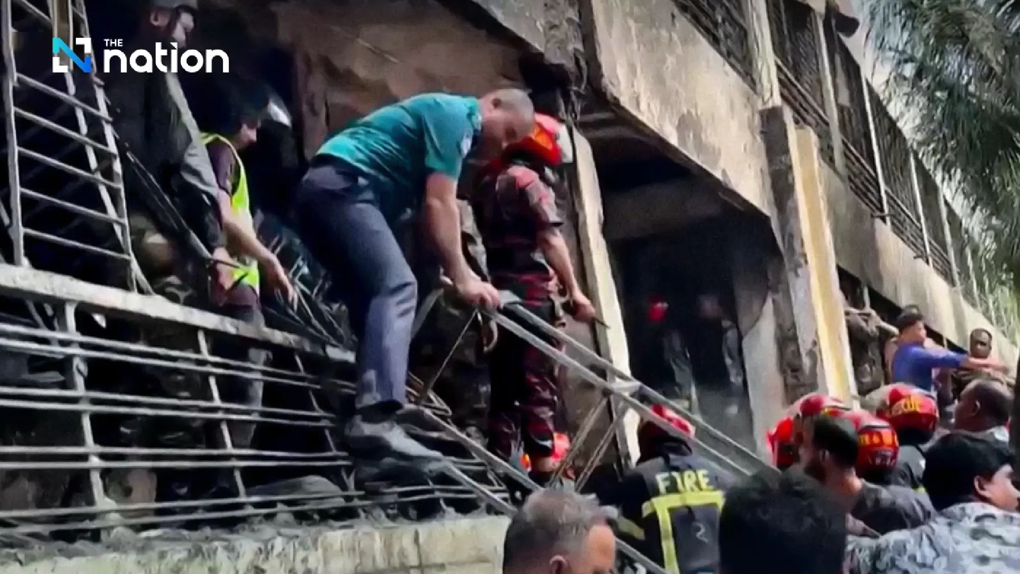 At least 19 killed, scores injured as Bangladesh air force jet crashes into college campus