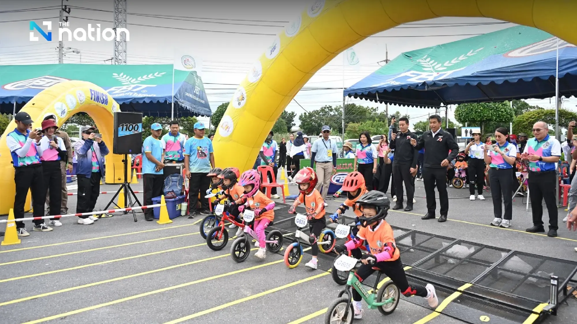 Tiny Riders Compete in Bangkok\'s \'Little Elephants Games\' Balance Bike Event