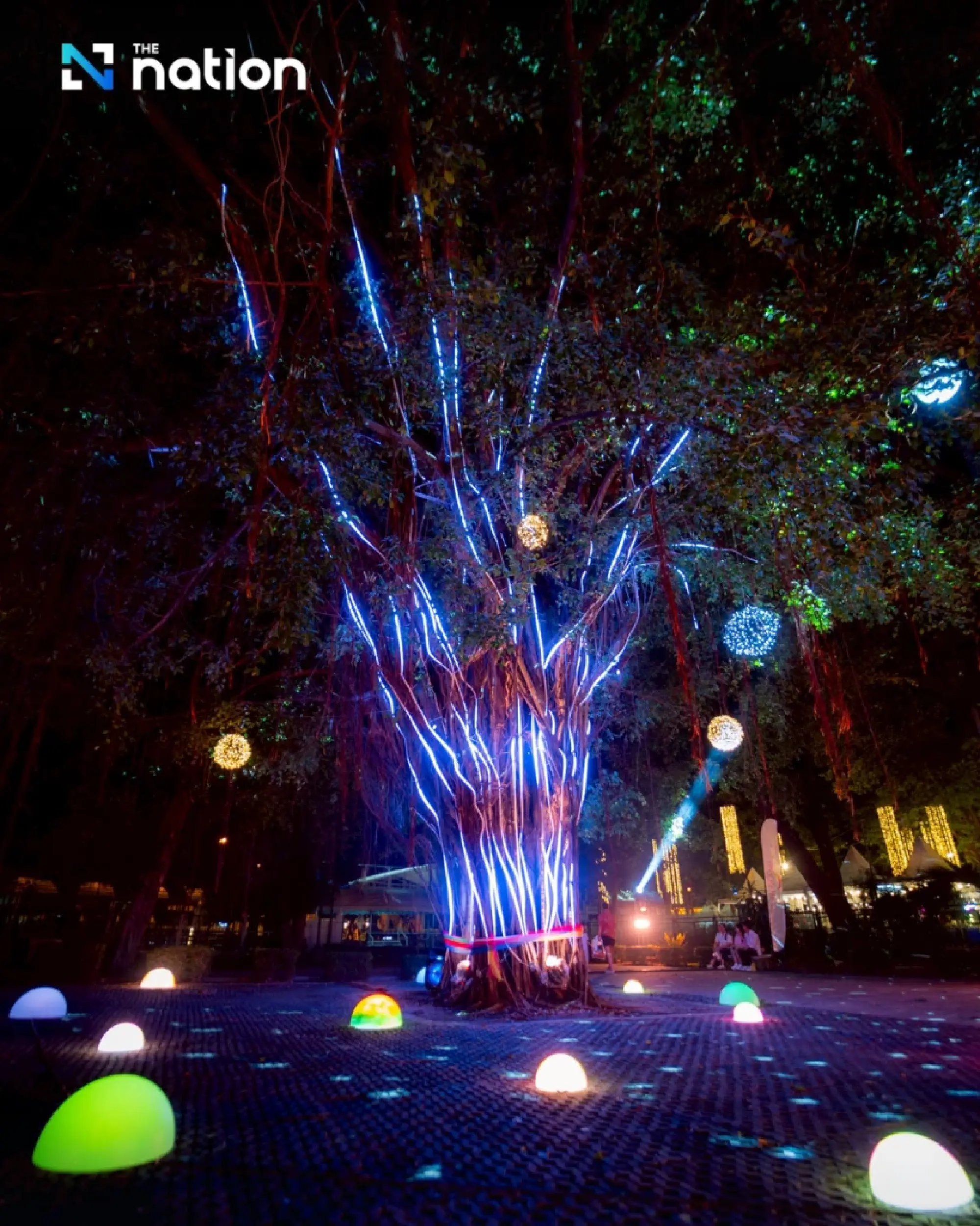 VIJIT GASTRONOLIGHT @ Ubon Ratchathani Sri Silp - The Phenomenon of Faithful Light At Night