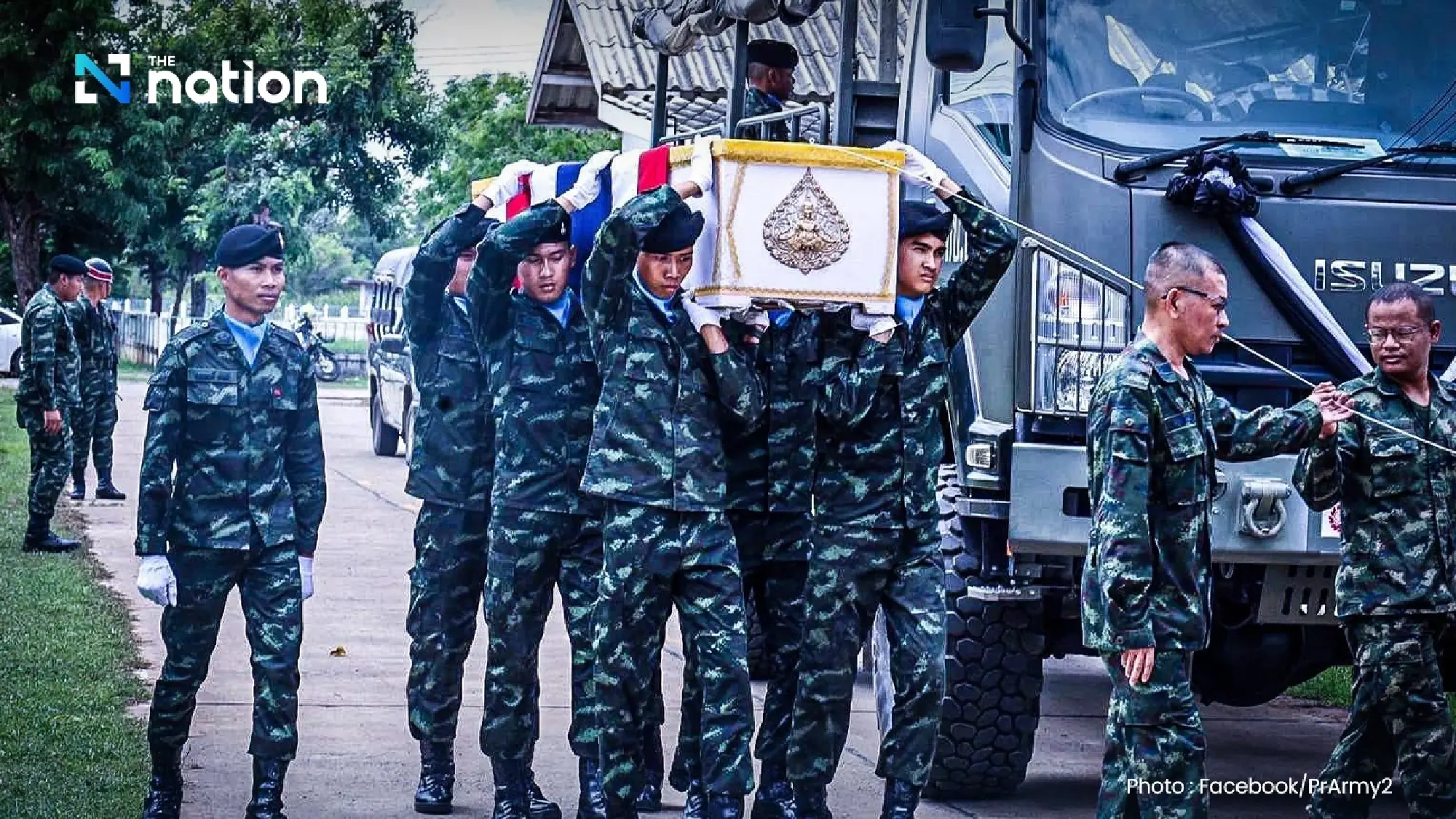 Thai military honours fallen soldiers killed in border clash with Cambodia