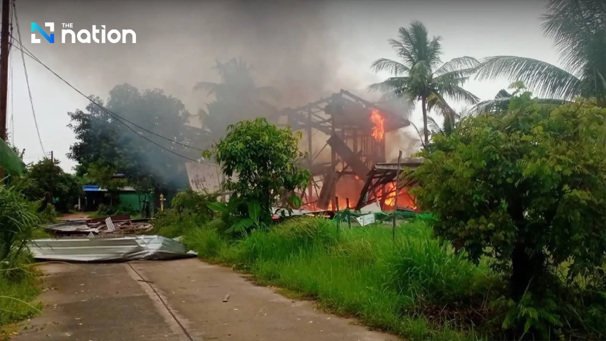 Cambodia opens fire at dawn on Thai border village, homes hit and set ablaze