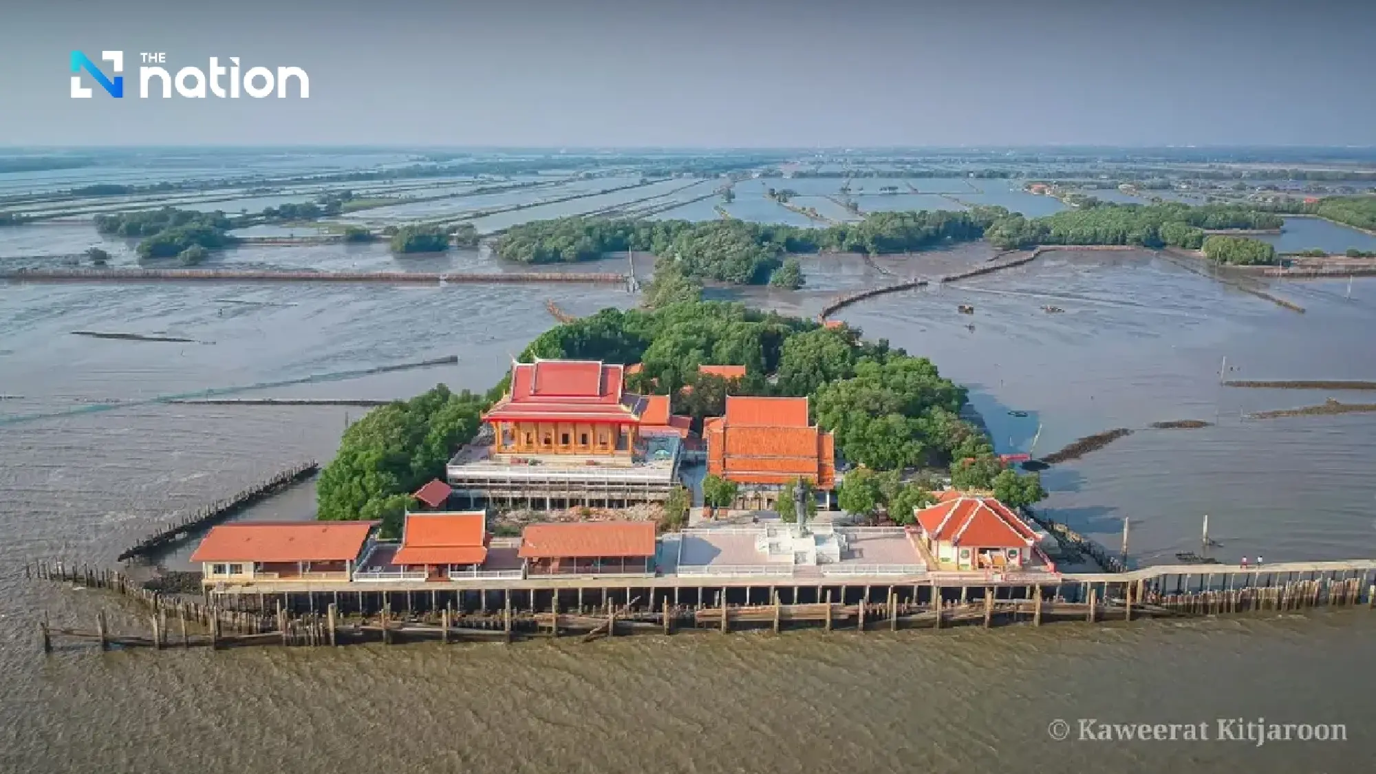 Wat Khun Samut Chin: Graphic indicator of Bangkok being reclaimed by the sea